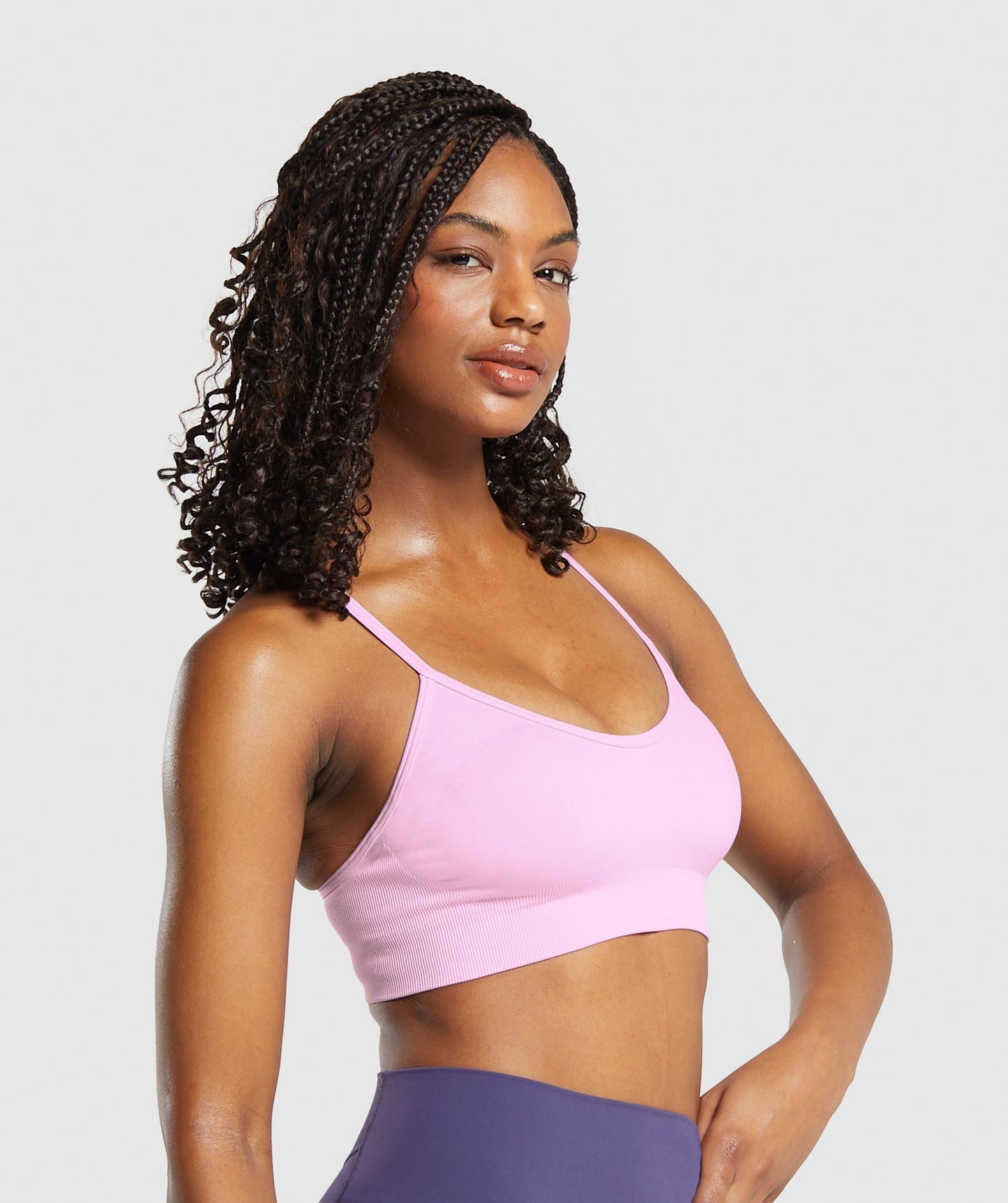 Gymshark GS x Anna Sports Bra - Lilac Pink