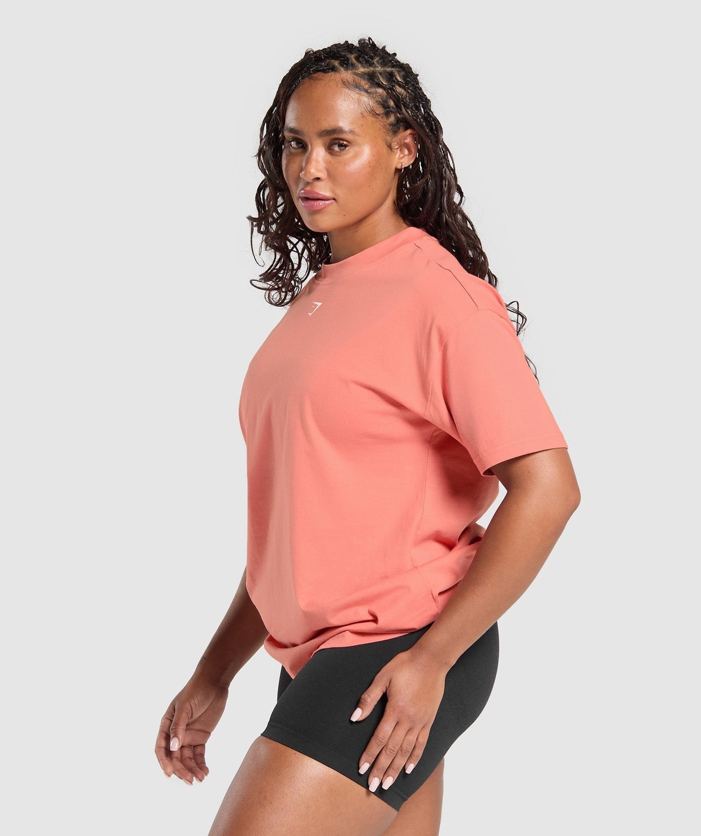 Gymshark Strength Department Graphic T-Shirt - Muted Coral