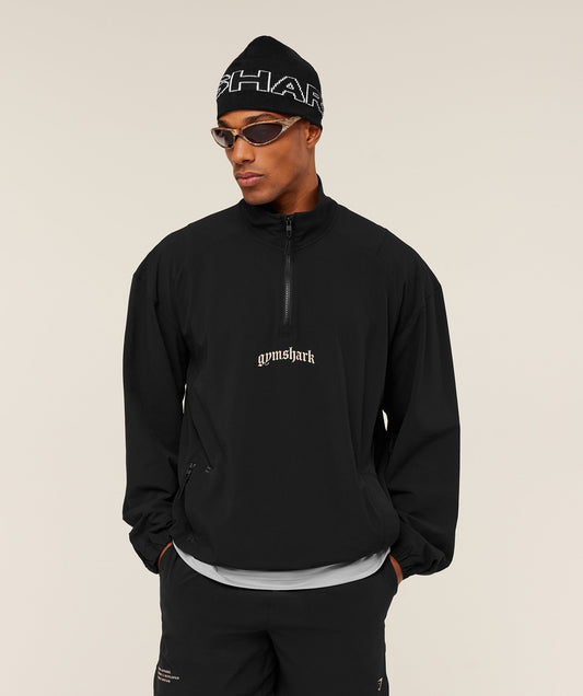 Gymshark Tactical Shell 1/4 Zip - Black