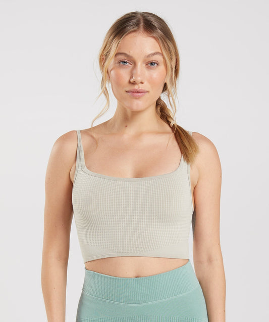 Gymshark Pause Seamless Bralette - Pebble Grey