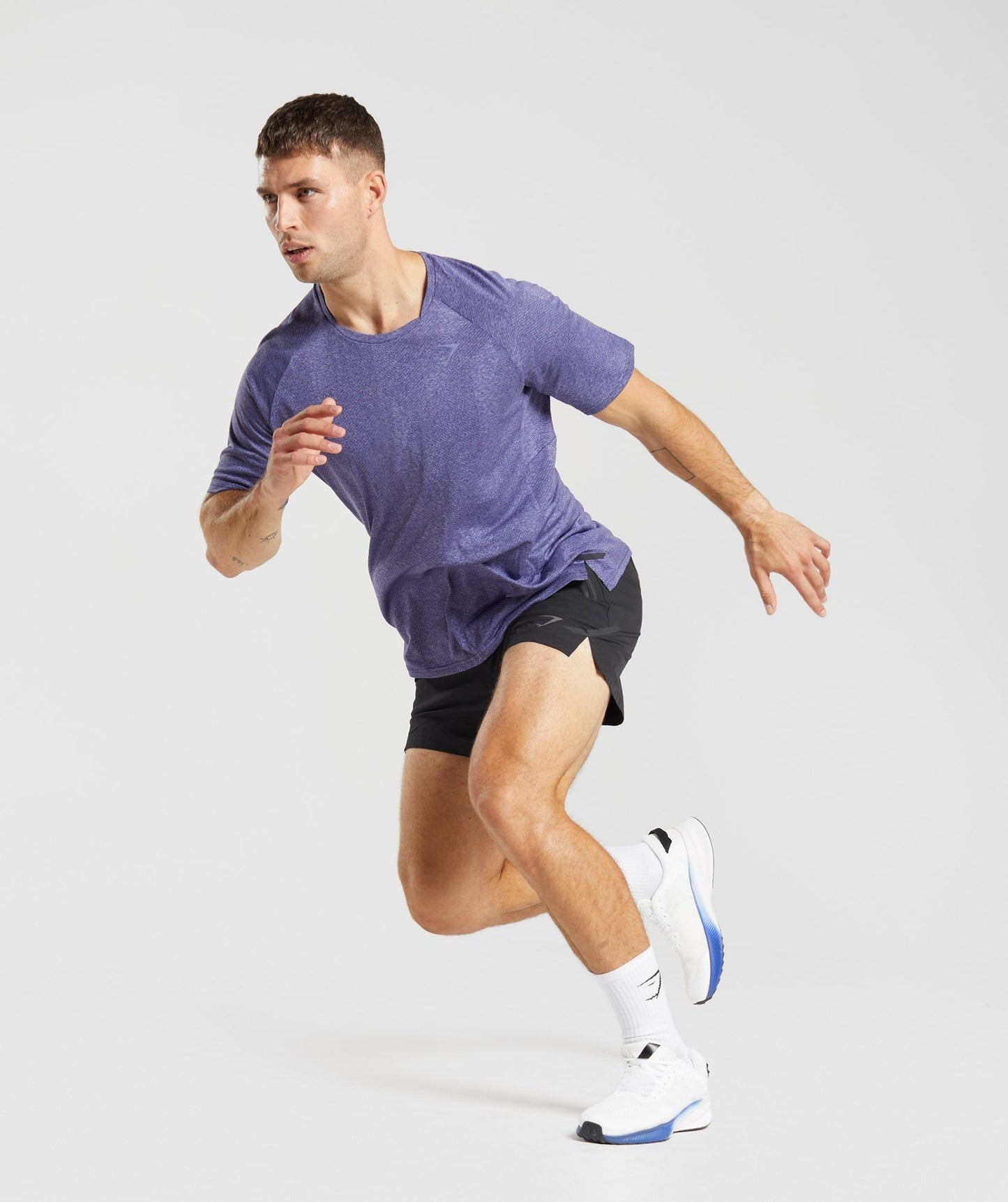 Gymshark Apex T-Shirt - Neptune Purple/Velvet Purple