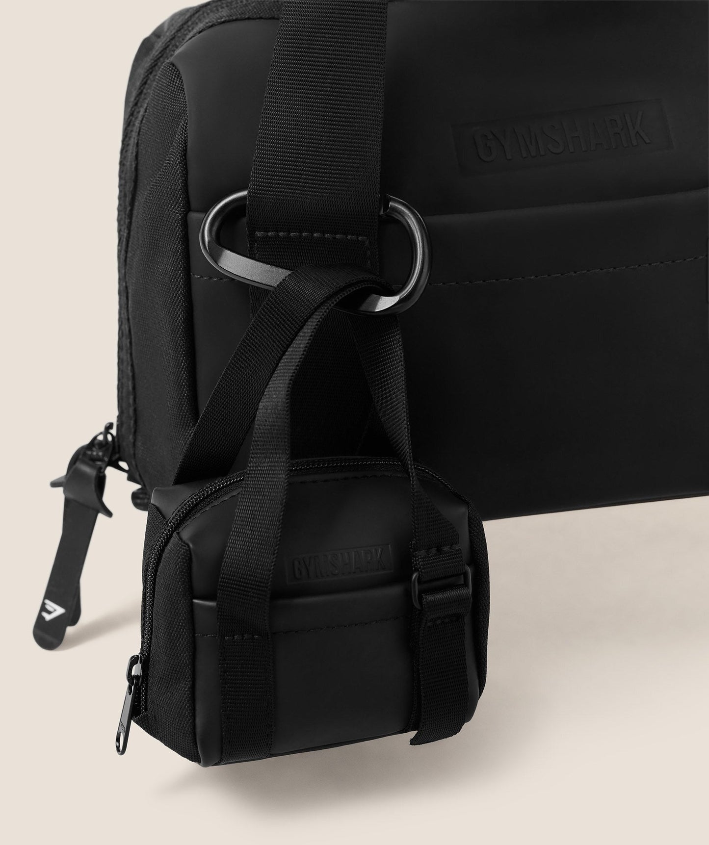 Gymshark Everyday Mini Holdall Keychain - GS Black