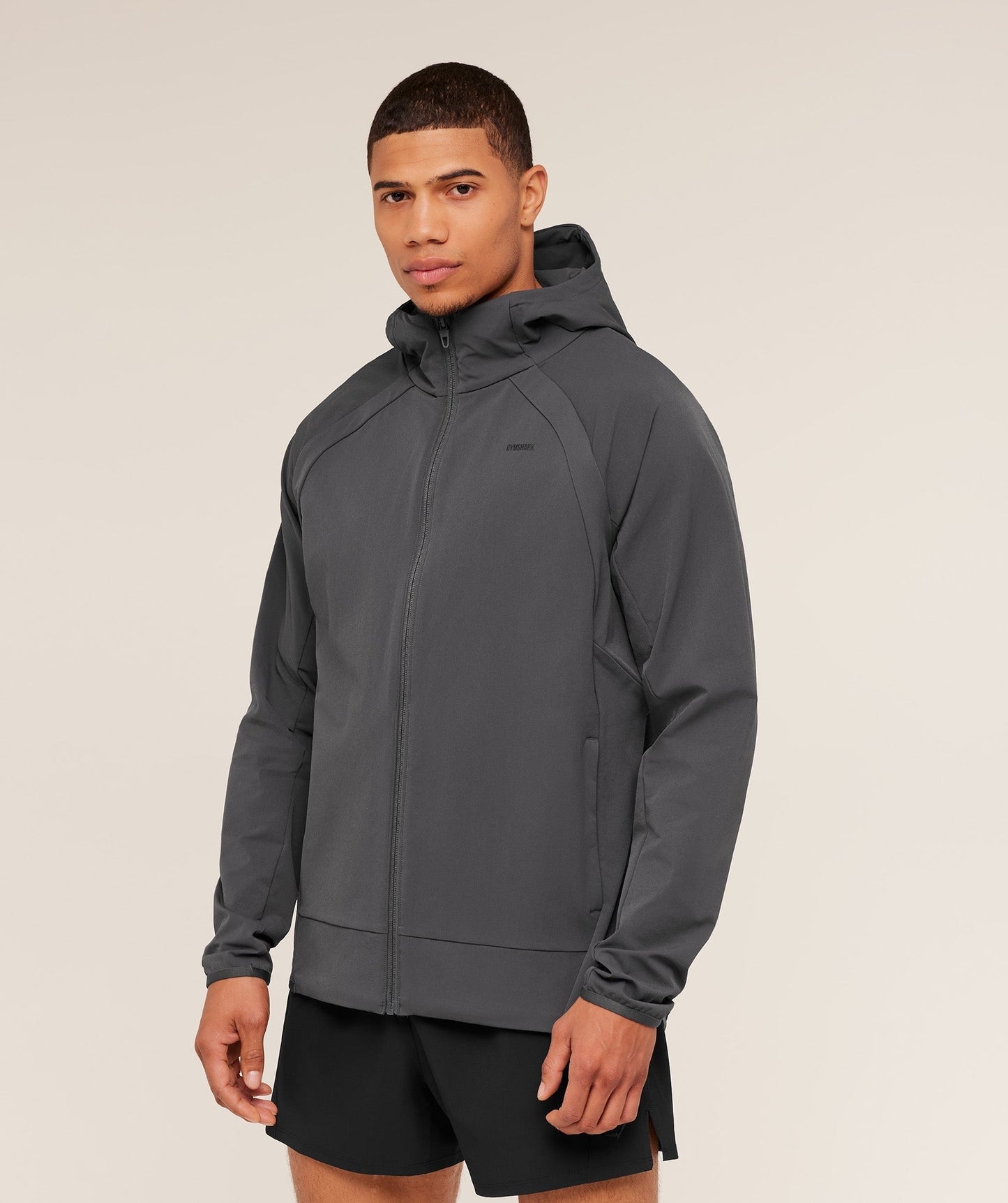 Gymshark Weekend Zip Through Shell Jacket - Grey