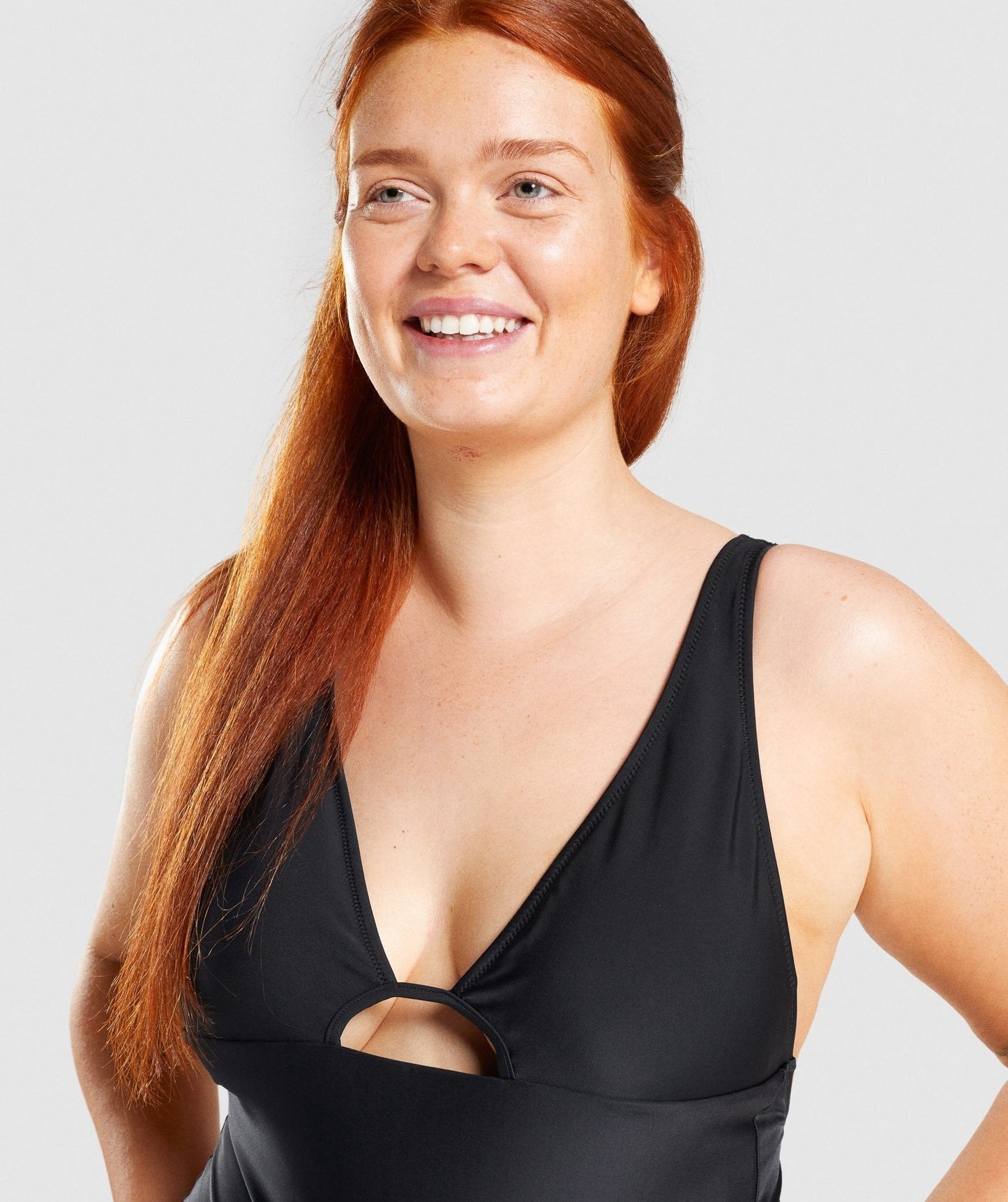 Gymshark Strappy Back Swimsuit - Black
