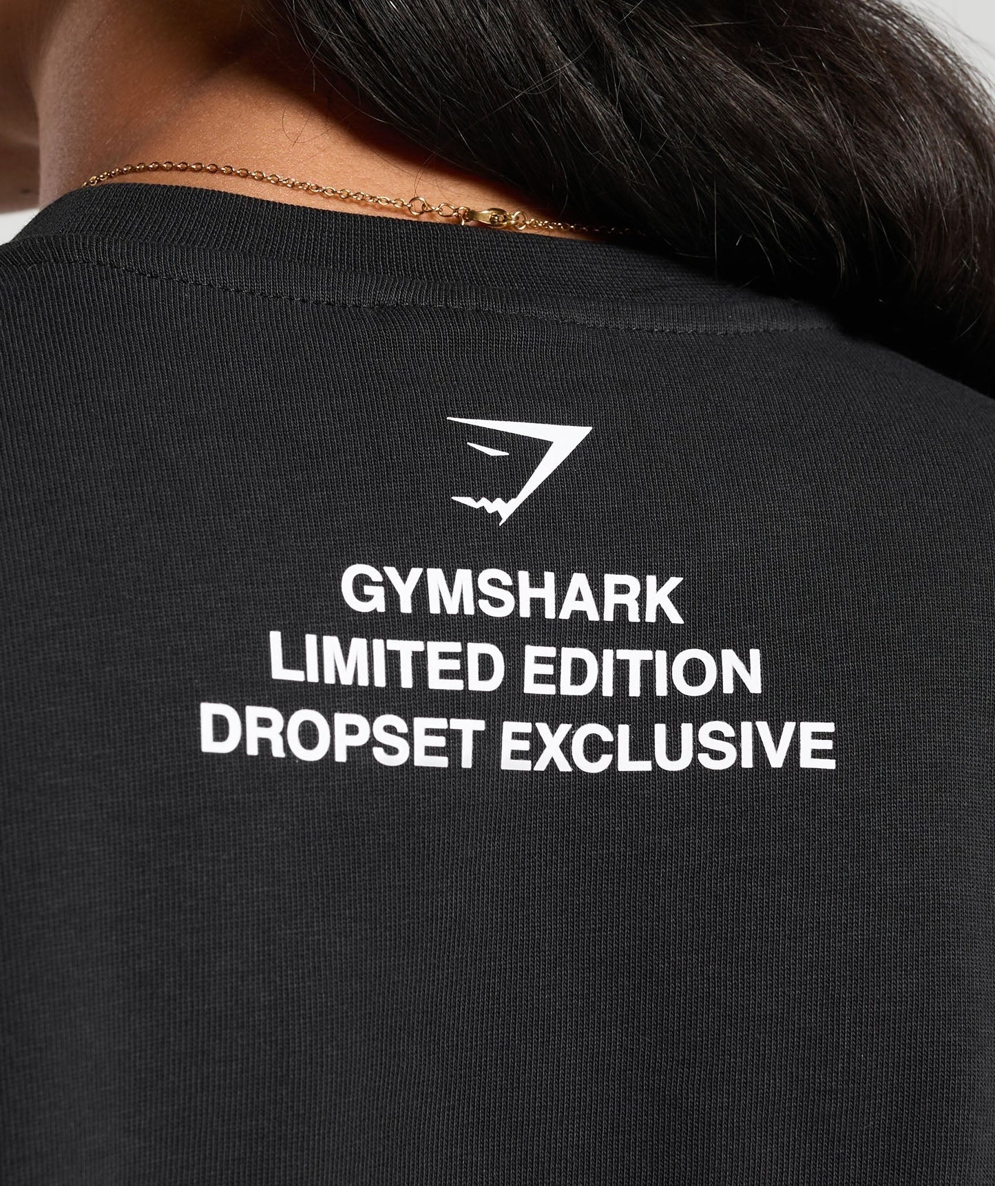 Gymshark Cranon Bootleg Graphic T-Shirt - Black