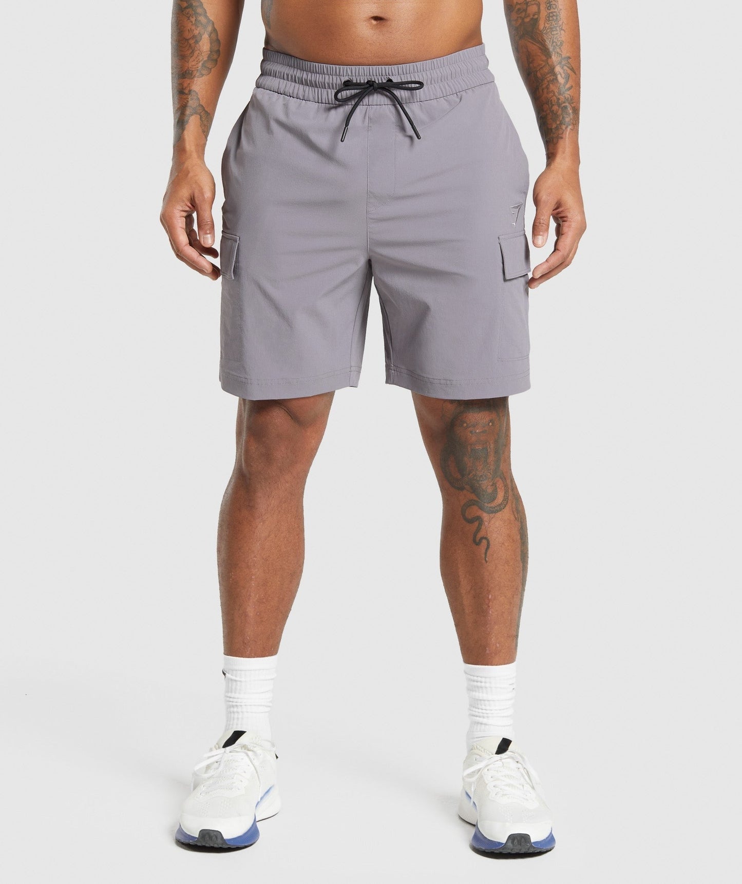 Gymshark Stretch Woven Cargo Shorts - Medium Grey