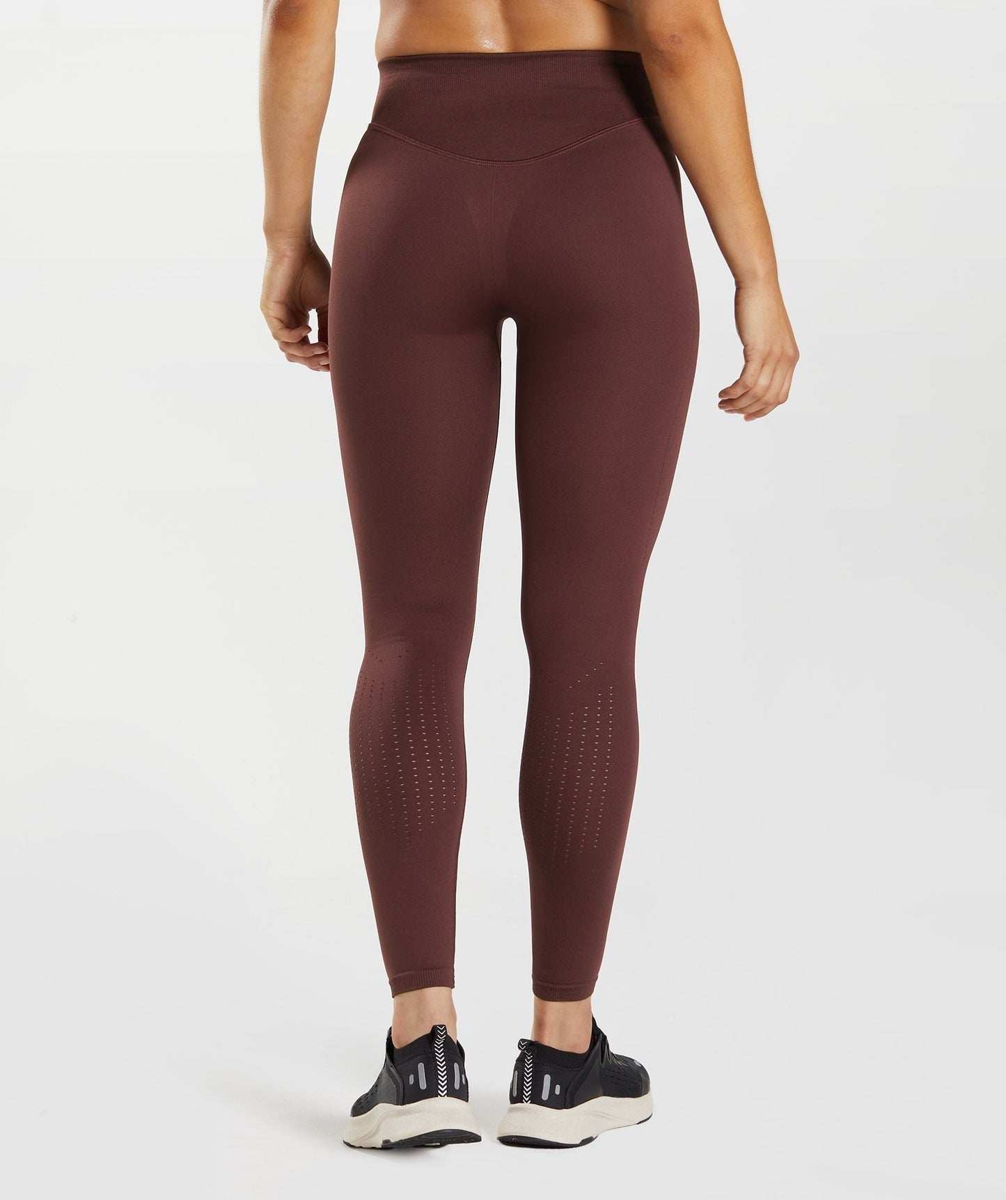 Gymshark Sweat Seamless Sculpt Leggings - Baked Maroon