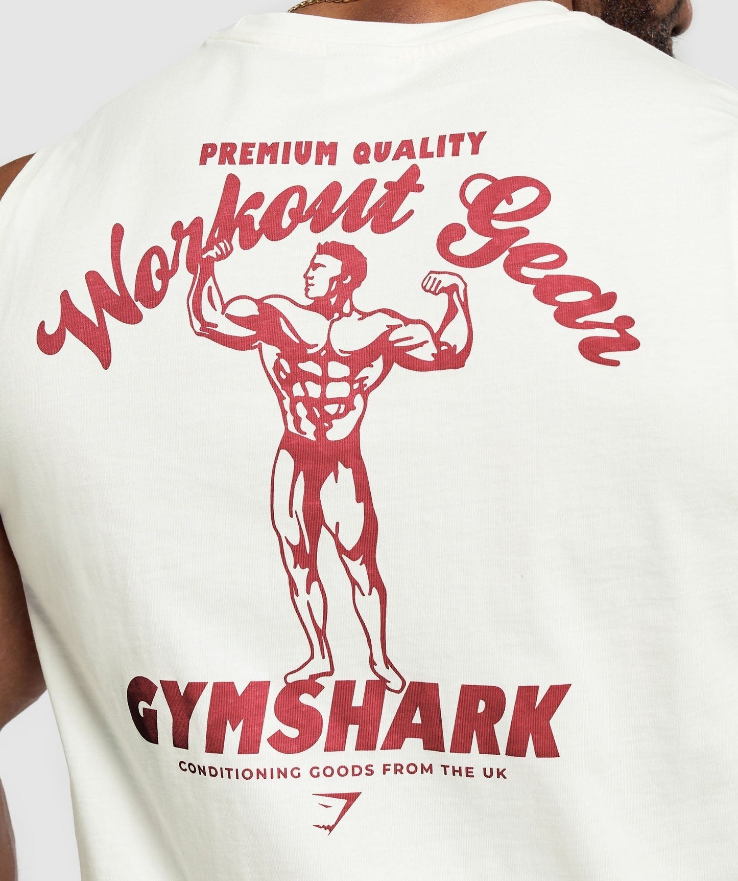 Gymshark Workout Gear Tank - Soft White