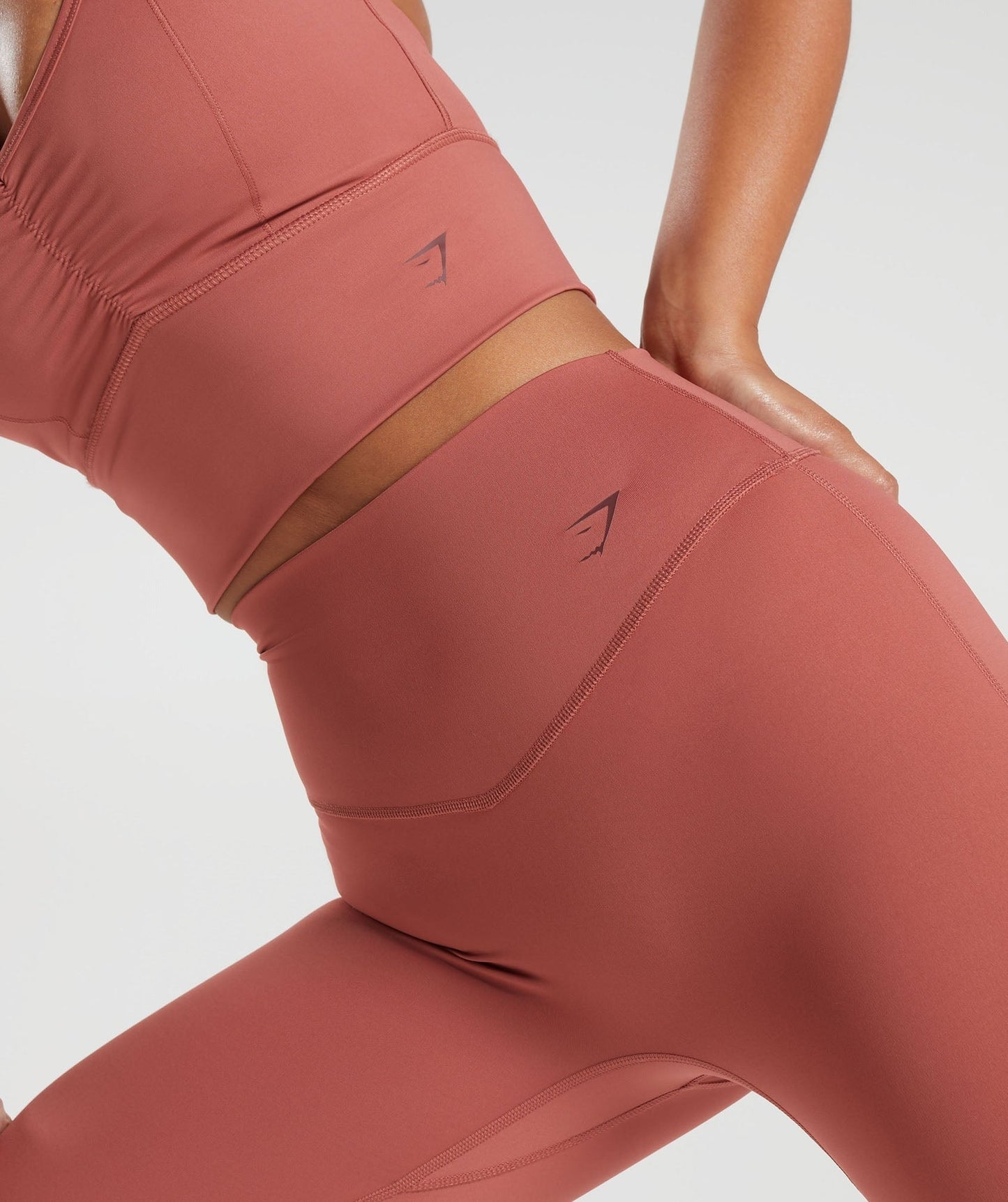 Gymshark Elevate Leggings - Rose Brown