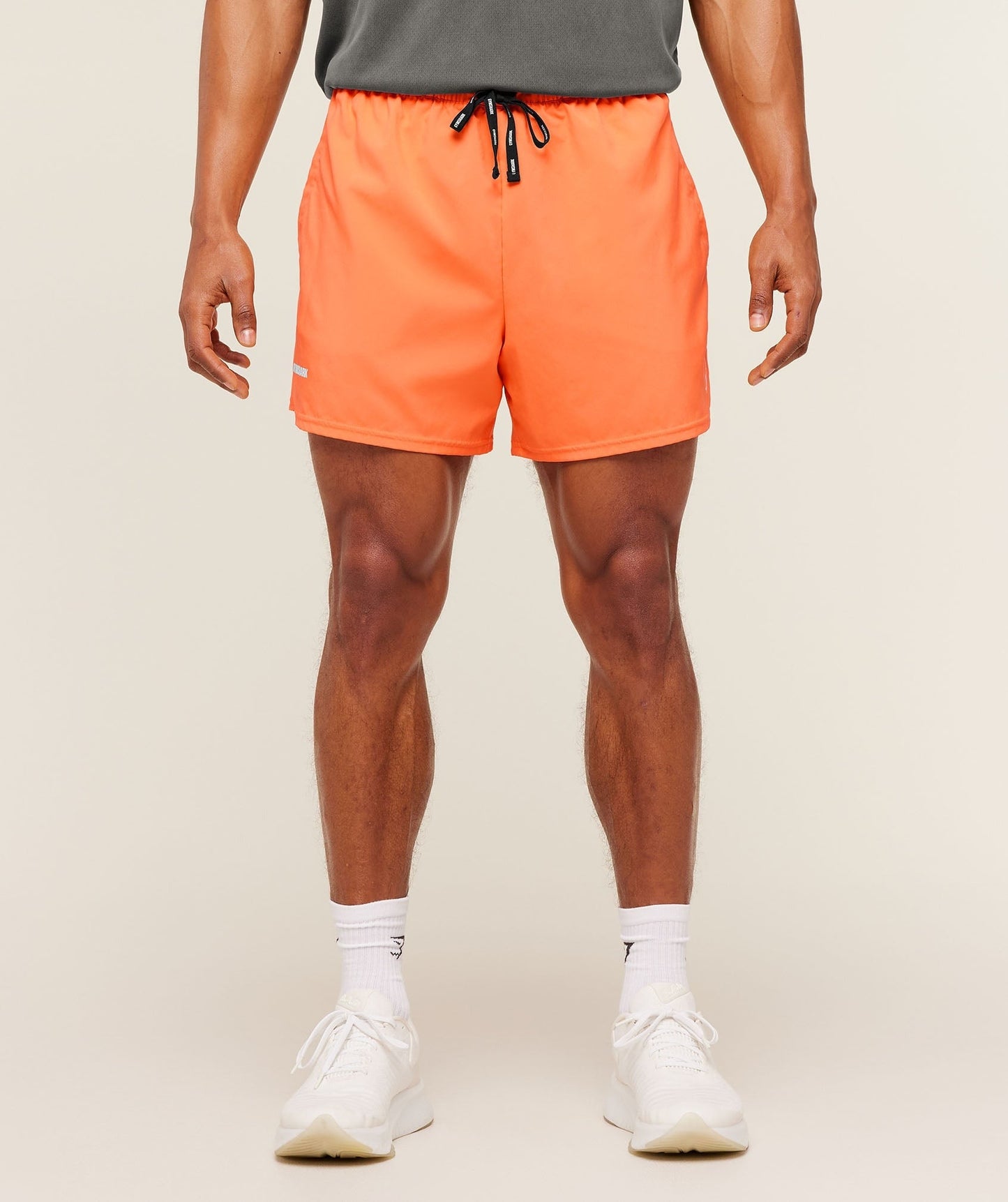 Gymshark Train 5" Shorts - Dayglow Peach