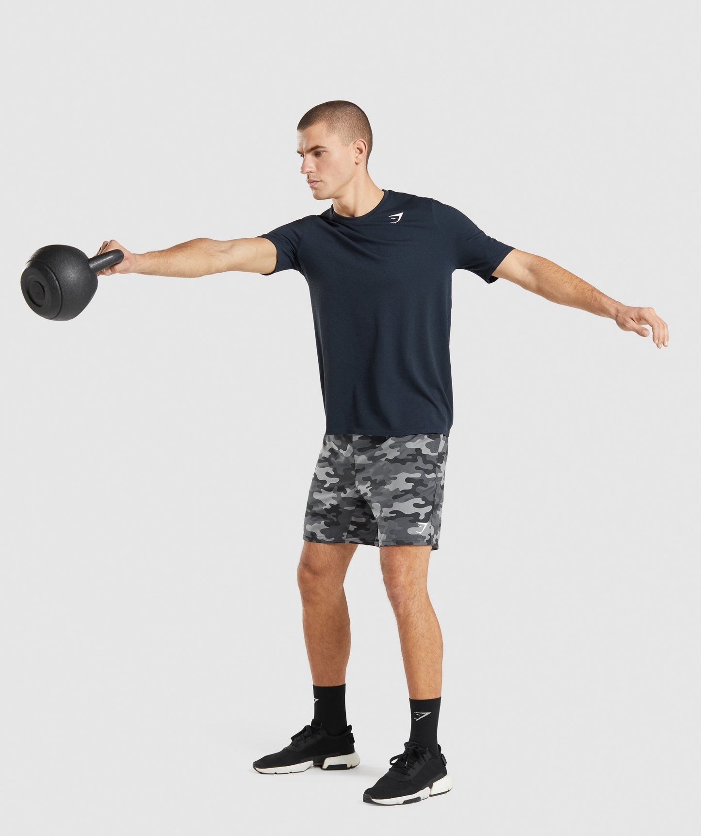 Gymshark Arrival Seamless Short Sleeve T-Shirt - Navy