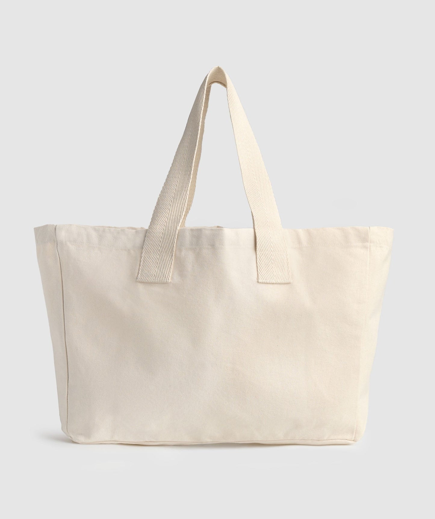 Gymshark Weight Plate Oversized Tote - Oat White/Carmine Red