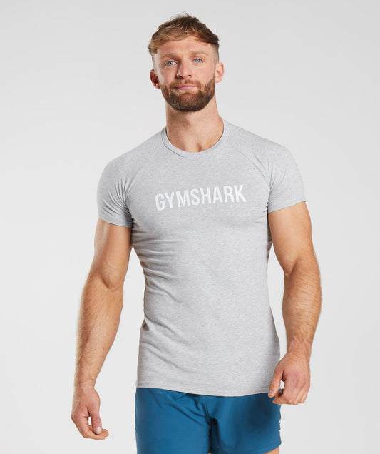 Gymshark Apollo T-Shirt - Light Grey Marl