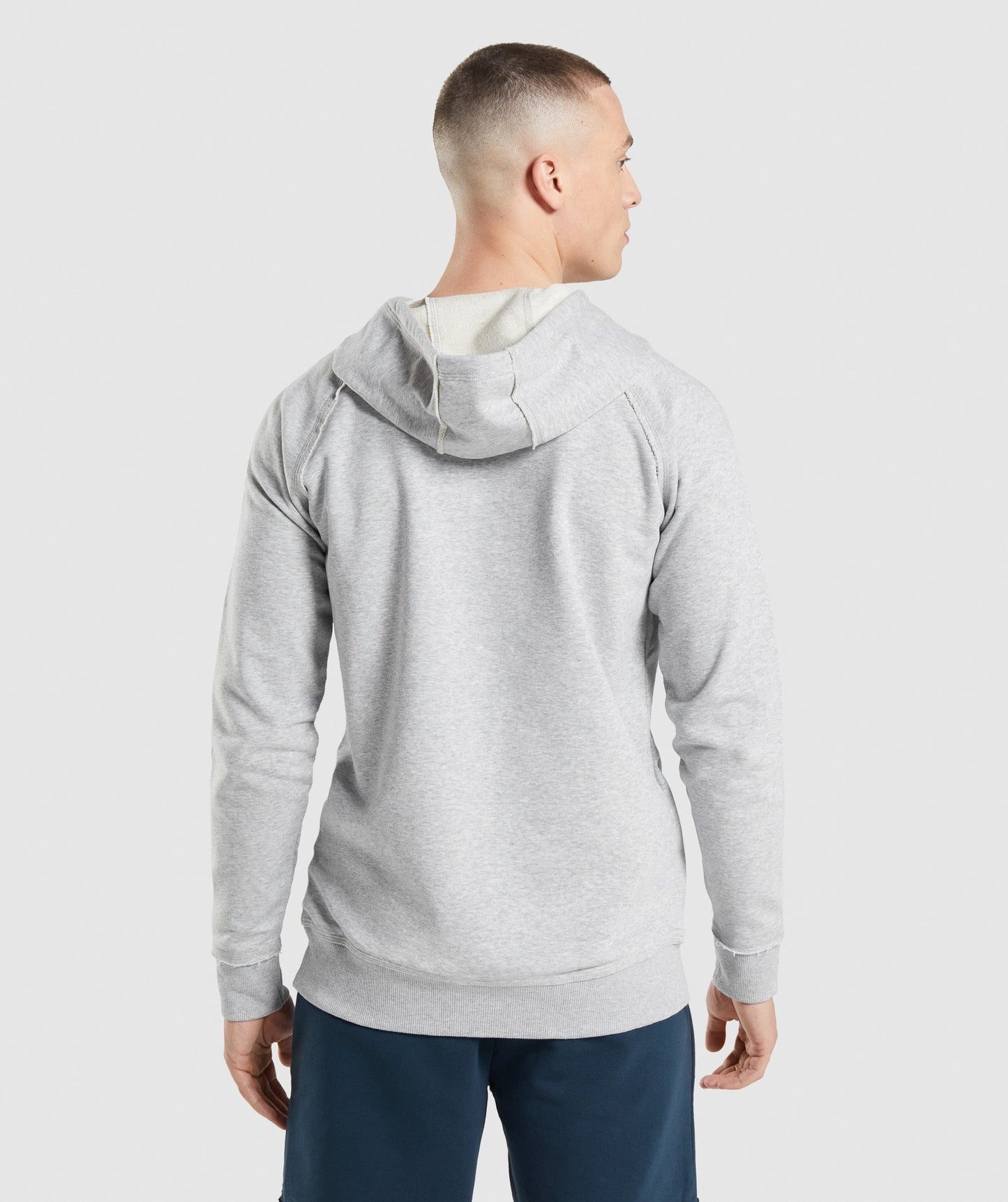 Gymshark Legacy Hoodie - Light Grey Core Marl