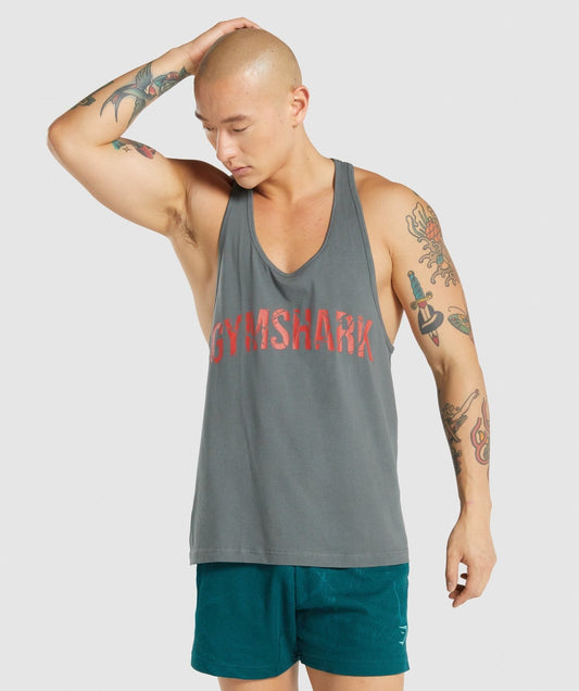 Gymshark Power Stringer - Grey