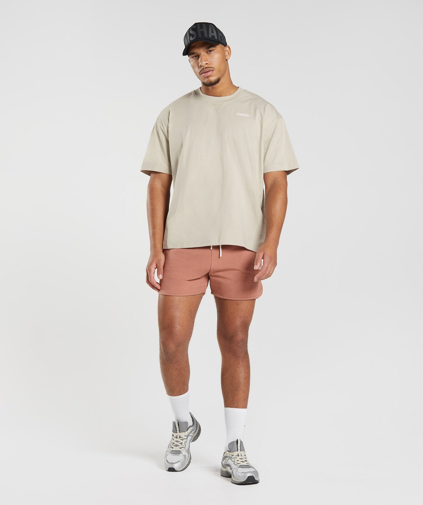 Gymshark Rest Day Sweats 4'' Lounge Shorts - Toffee Brown