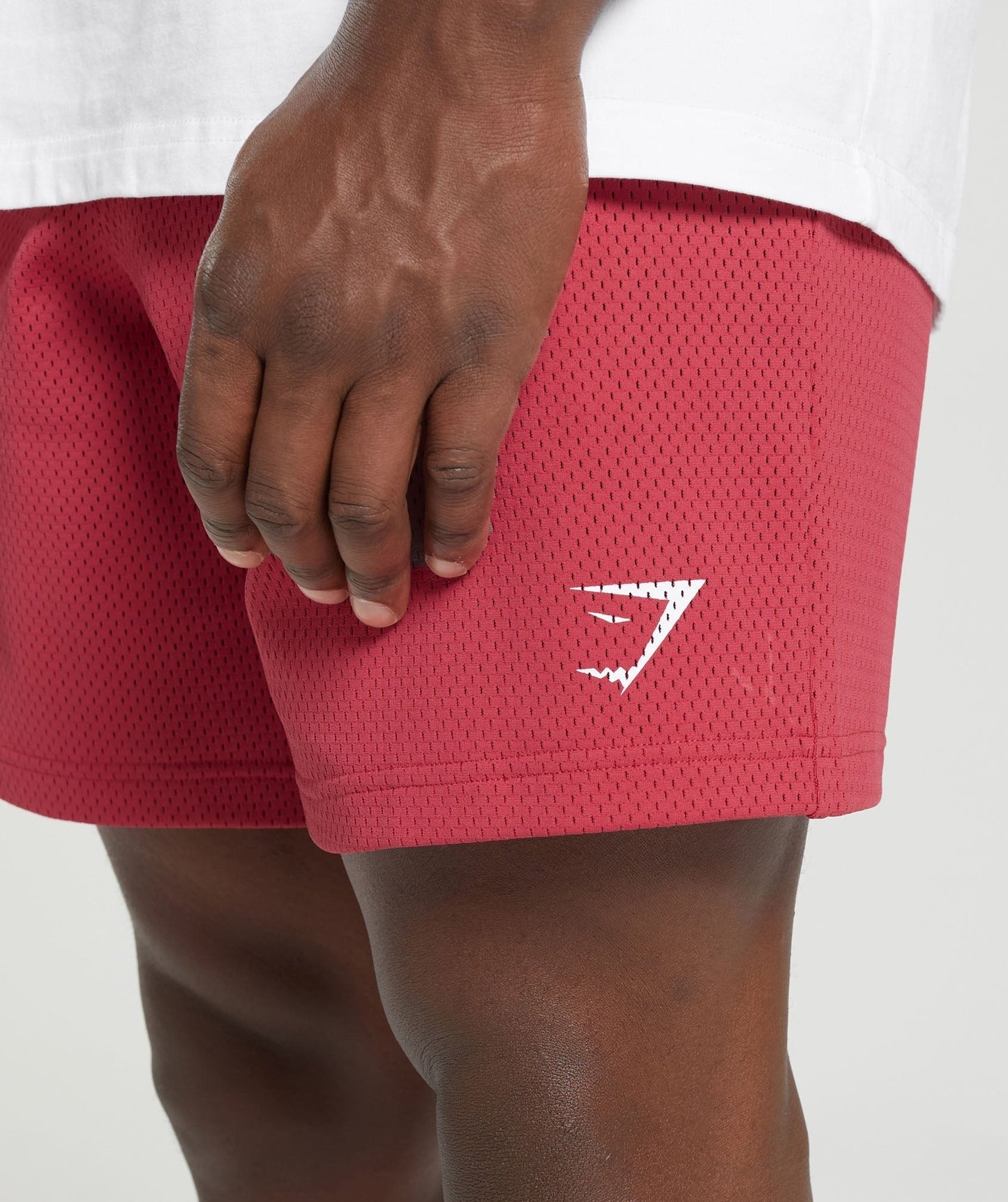 Gymshark Lifting Mesh 7" Shorts - Vintage Pink