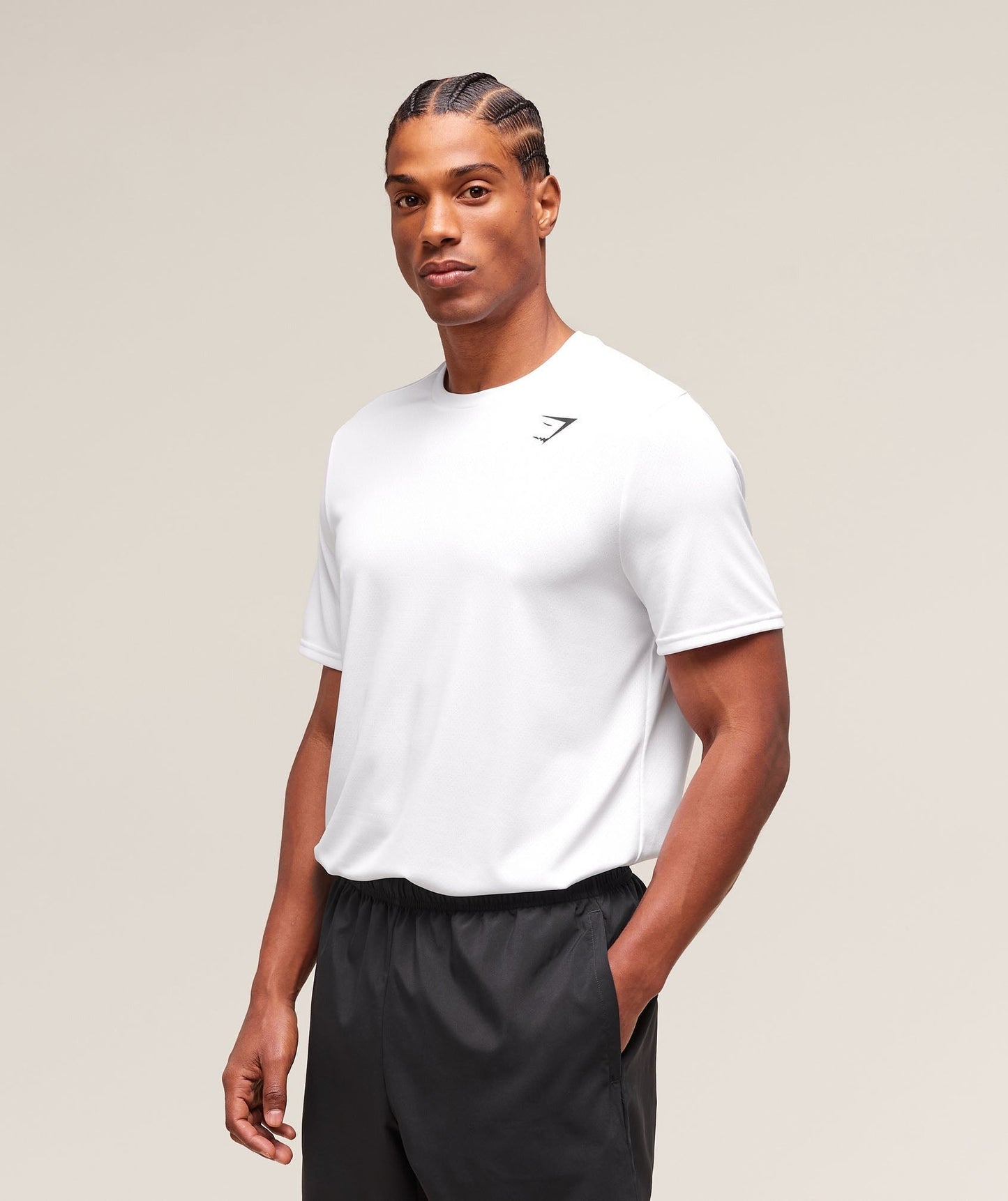 Gymshark Arrival T-Shirt (Tall) - White