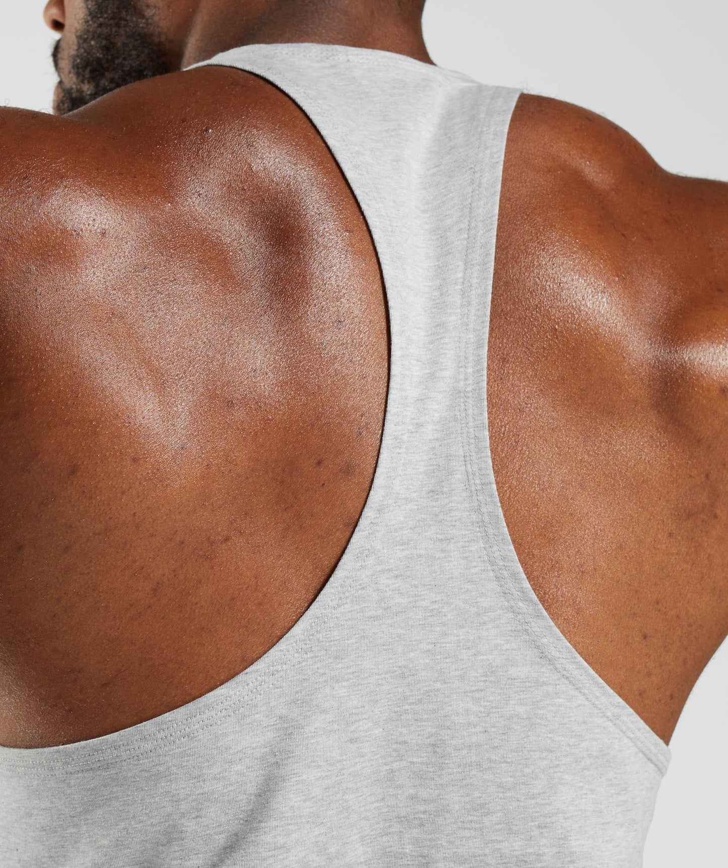 Gymshark Legacy Stringer - Light Grey Marl