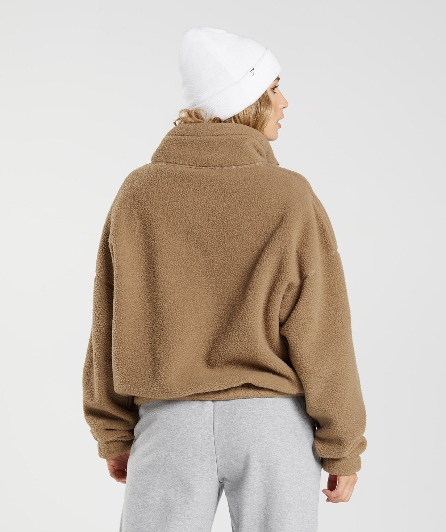 Gymshark Sherpa Jacket - Light Brown