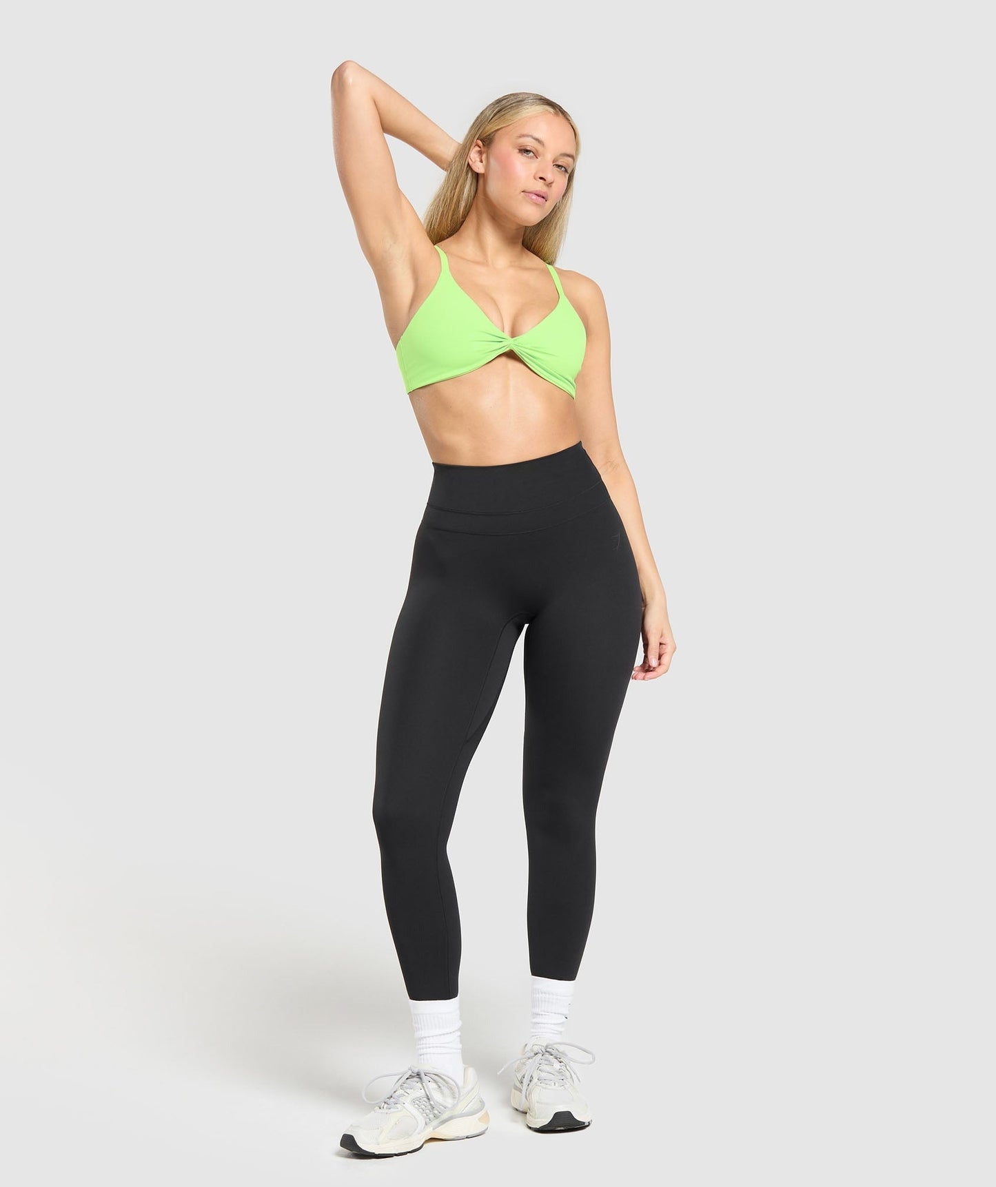Gymshark Twist Front Bralette - Energy Gelato Green
