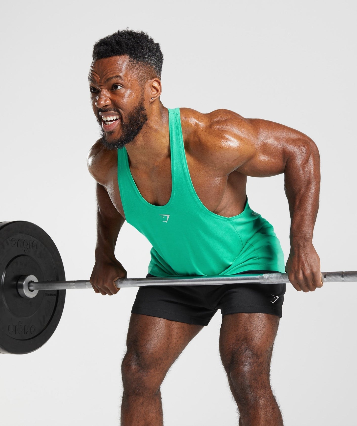 Gymshark React Stringer - Tropic Green