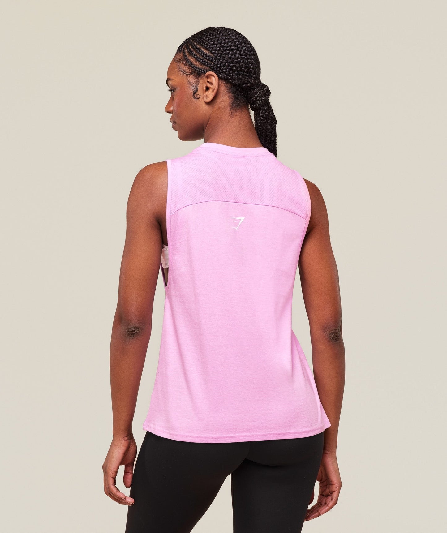 Gymshark Trace Graphic Tank - Sour Pink