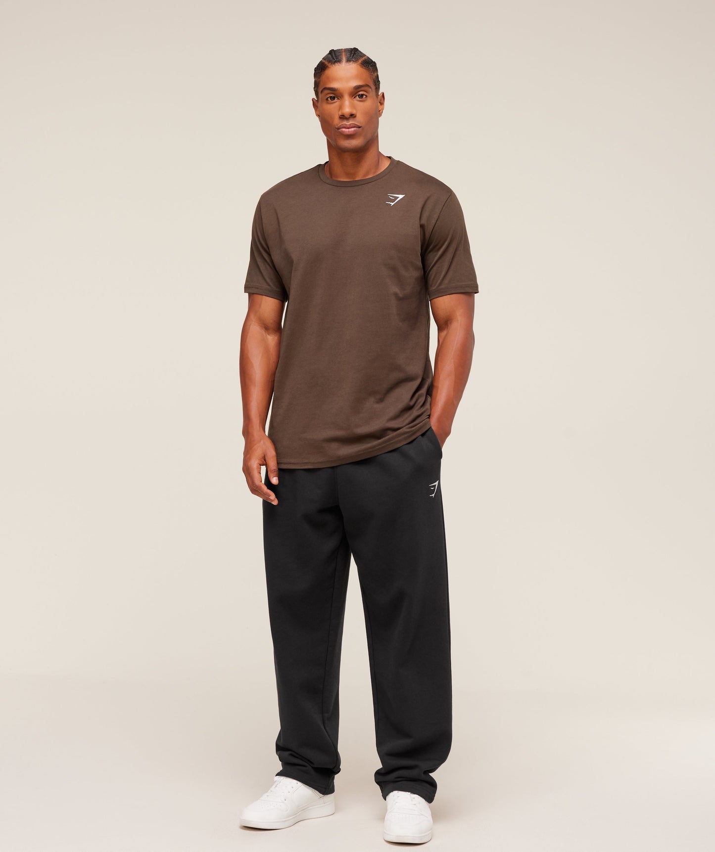 Gymshark Crest T-Shirt - Archive Brown
