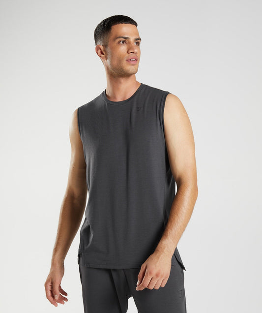 Gymshark Studio Breath Tank - Onyx Grey
