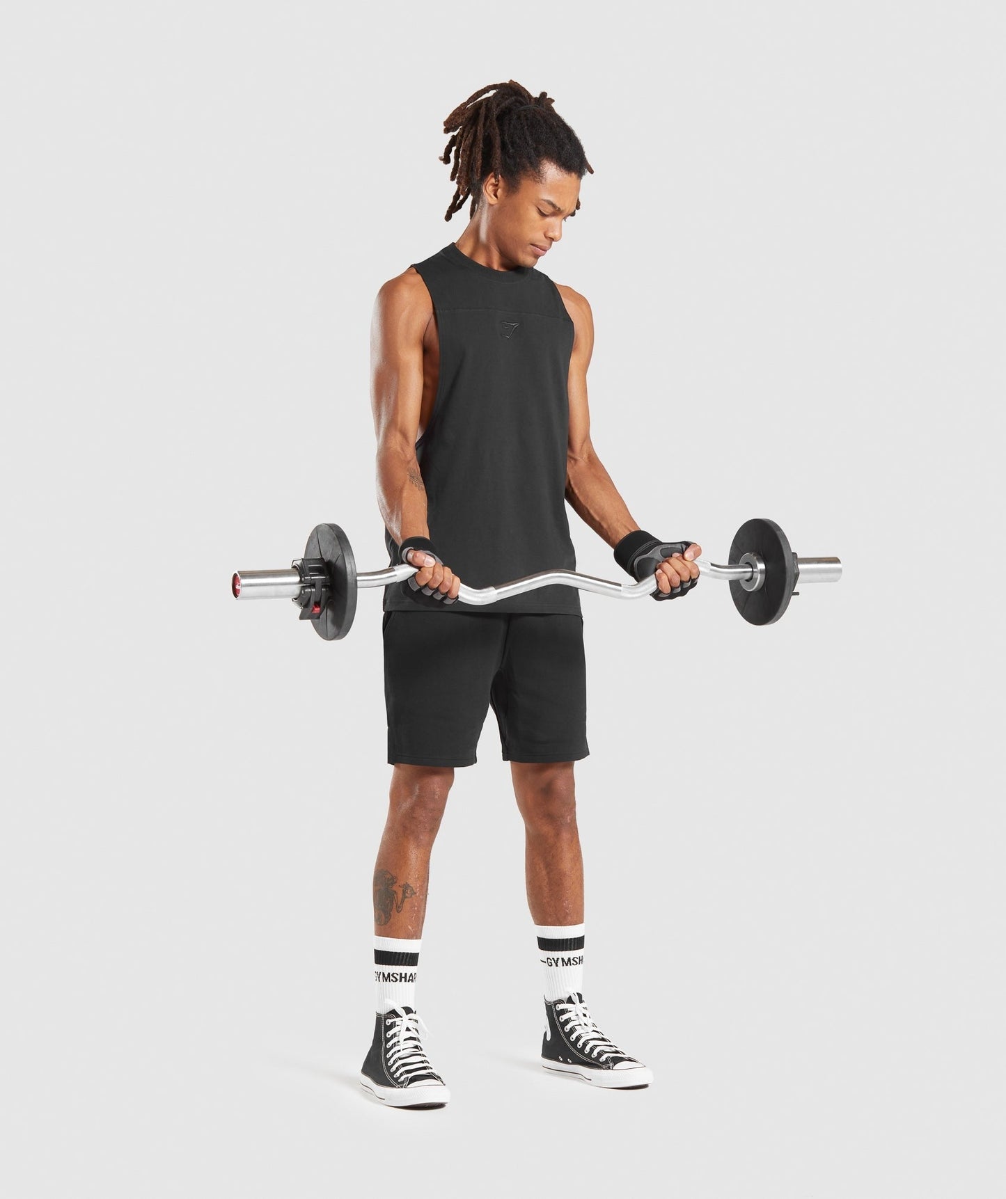 Gymshark Compound Drop Arm Tank - Black