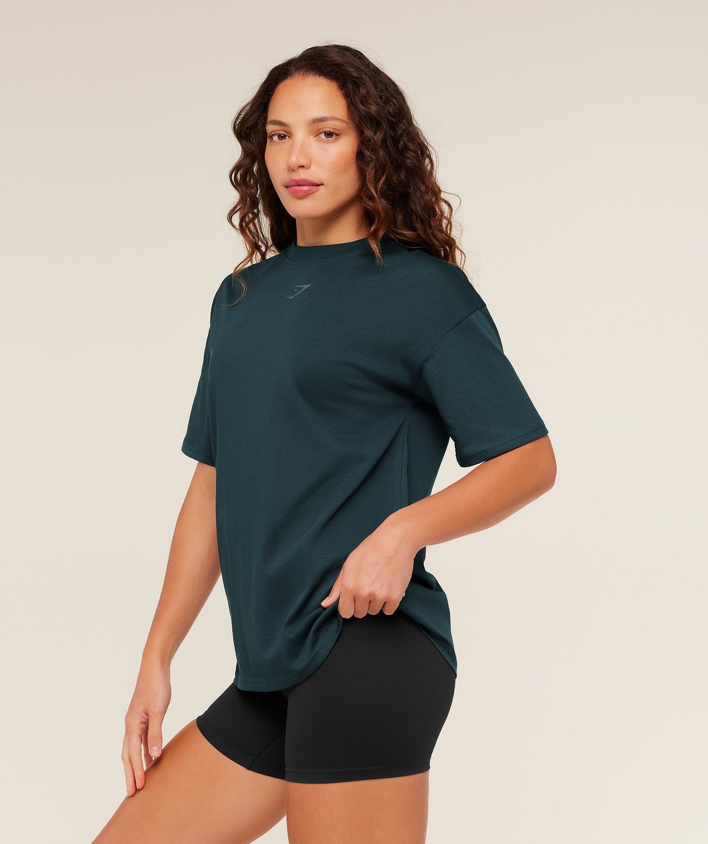 Gymshark GS Power Oversized T-Shirt - Deep Petrol Blue