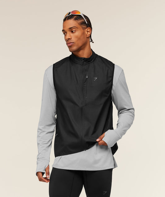 Gymshark Running Elite Lightweight Vest - Black