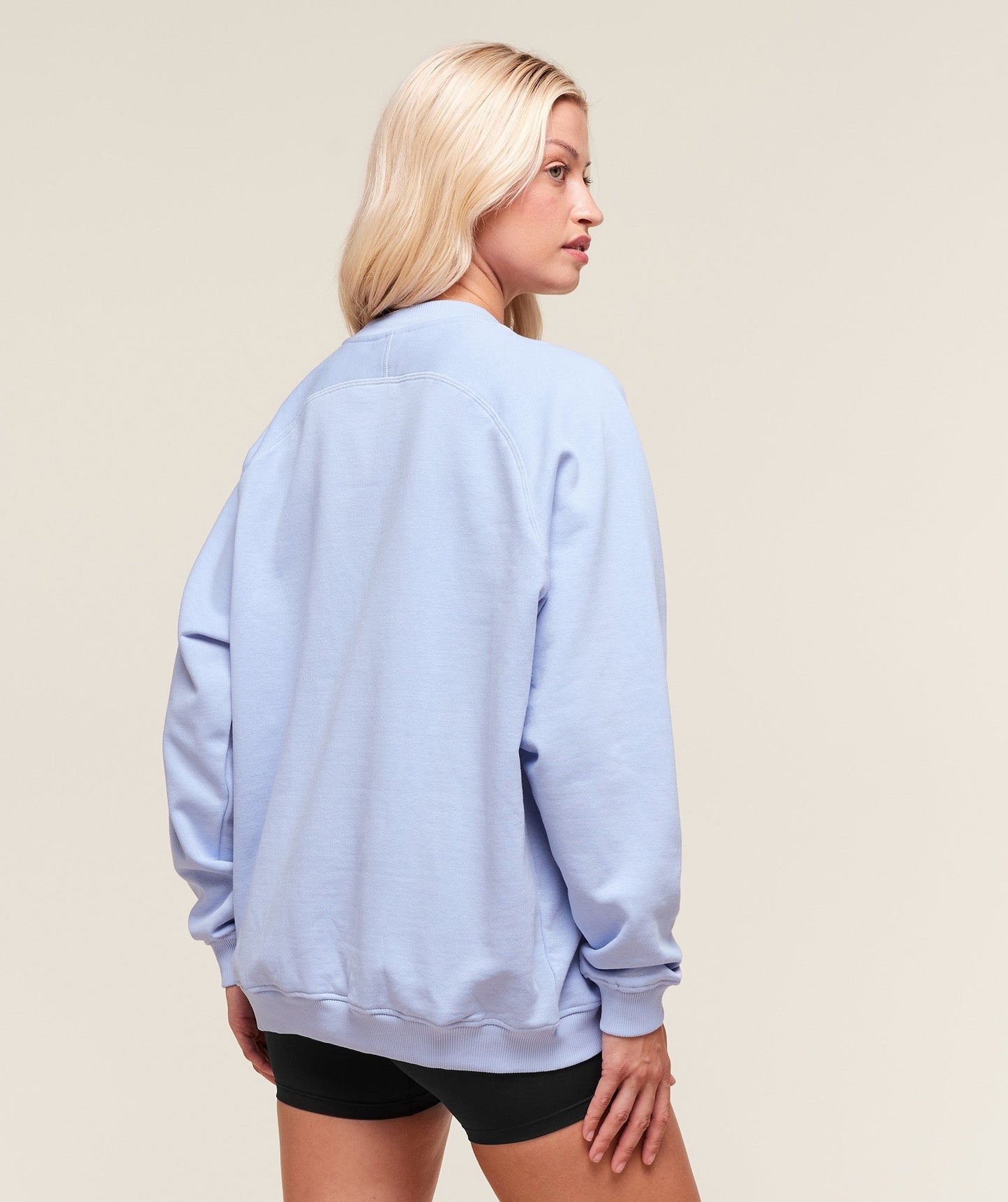 Gymshark Training Oversized Fleece Sweatshirt - Peri Blue