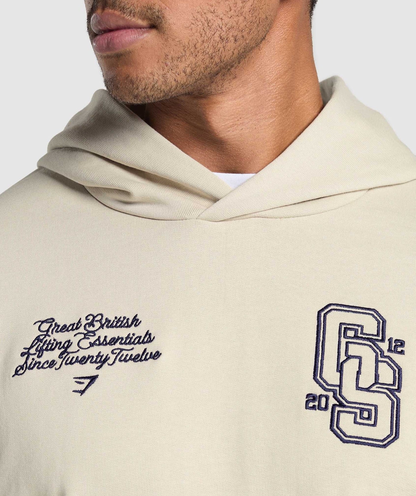 Gymshark Lifting Essentials Hoodie - Pebble Grey