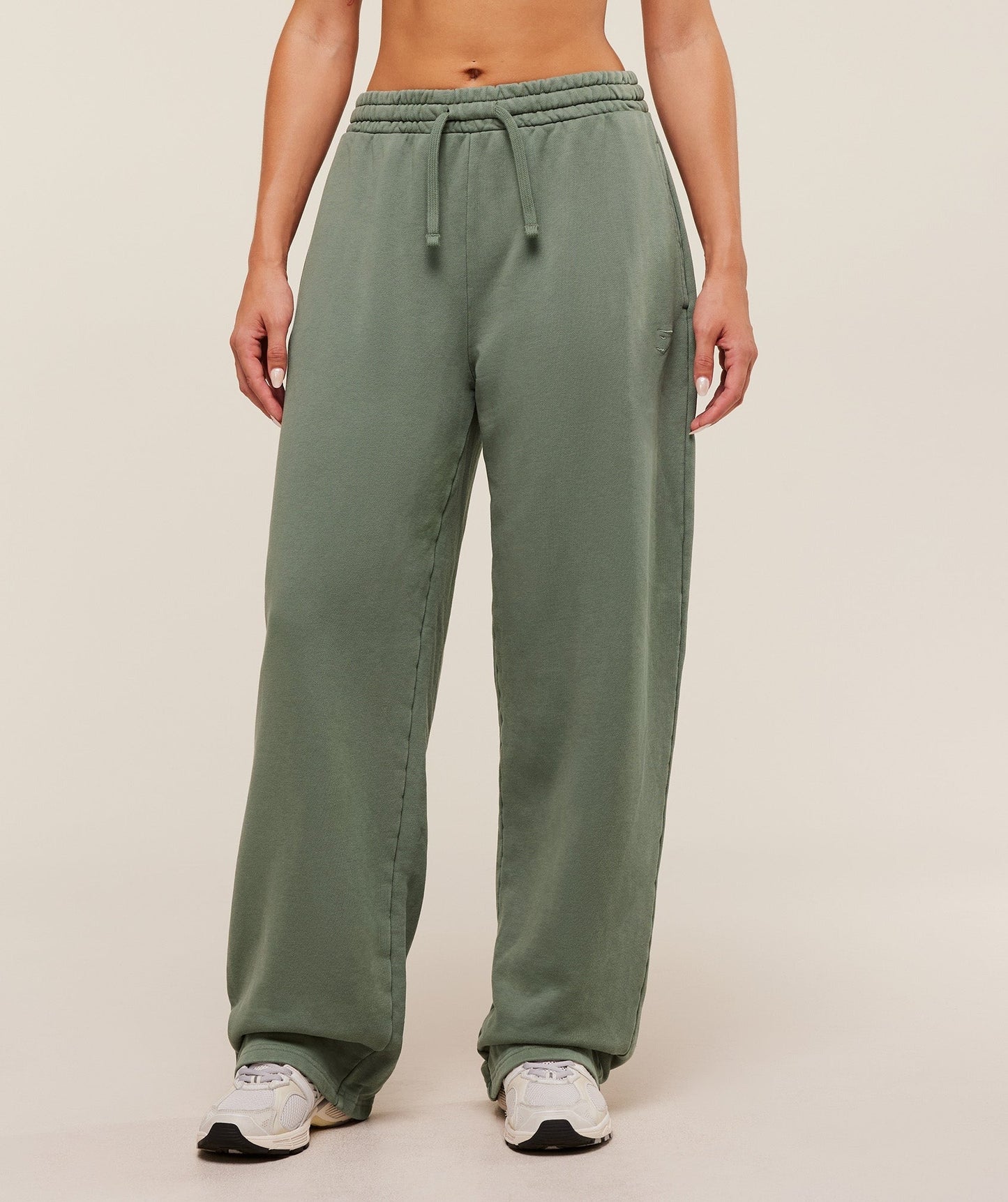 Gymshark Power Washed Joggers - Unit Green/Acid Wash