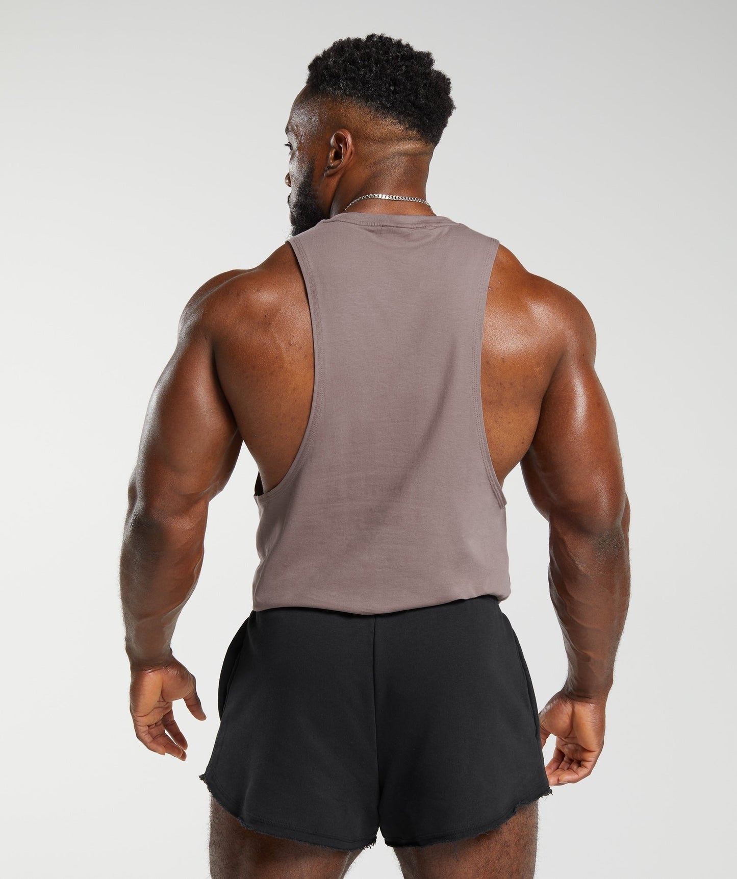 Gymshark Legacy Drop Arm Tank - Washed Mauve