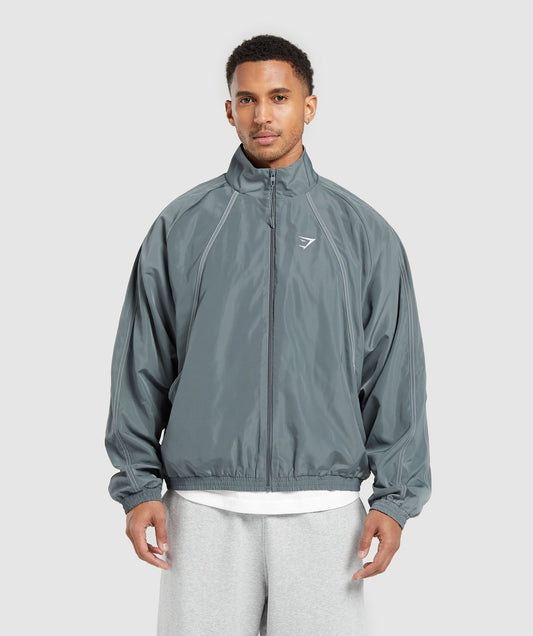 Gymshark Track Top - Cargo Teal