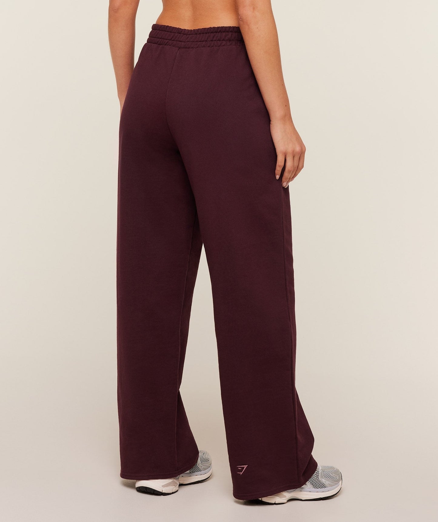 Gymshark Collegiate Graphic Straight Leg Joggers - GS Rich Maroon