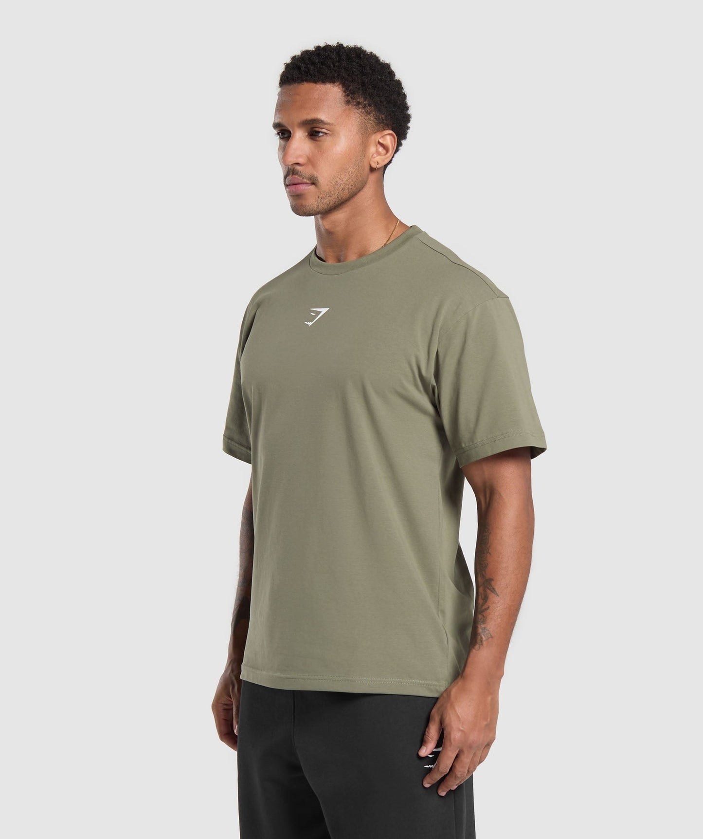 Gymshark GS66 Graphic Oversized T-Shirt - Base Green