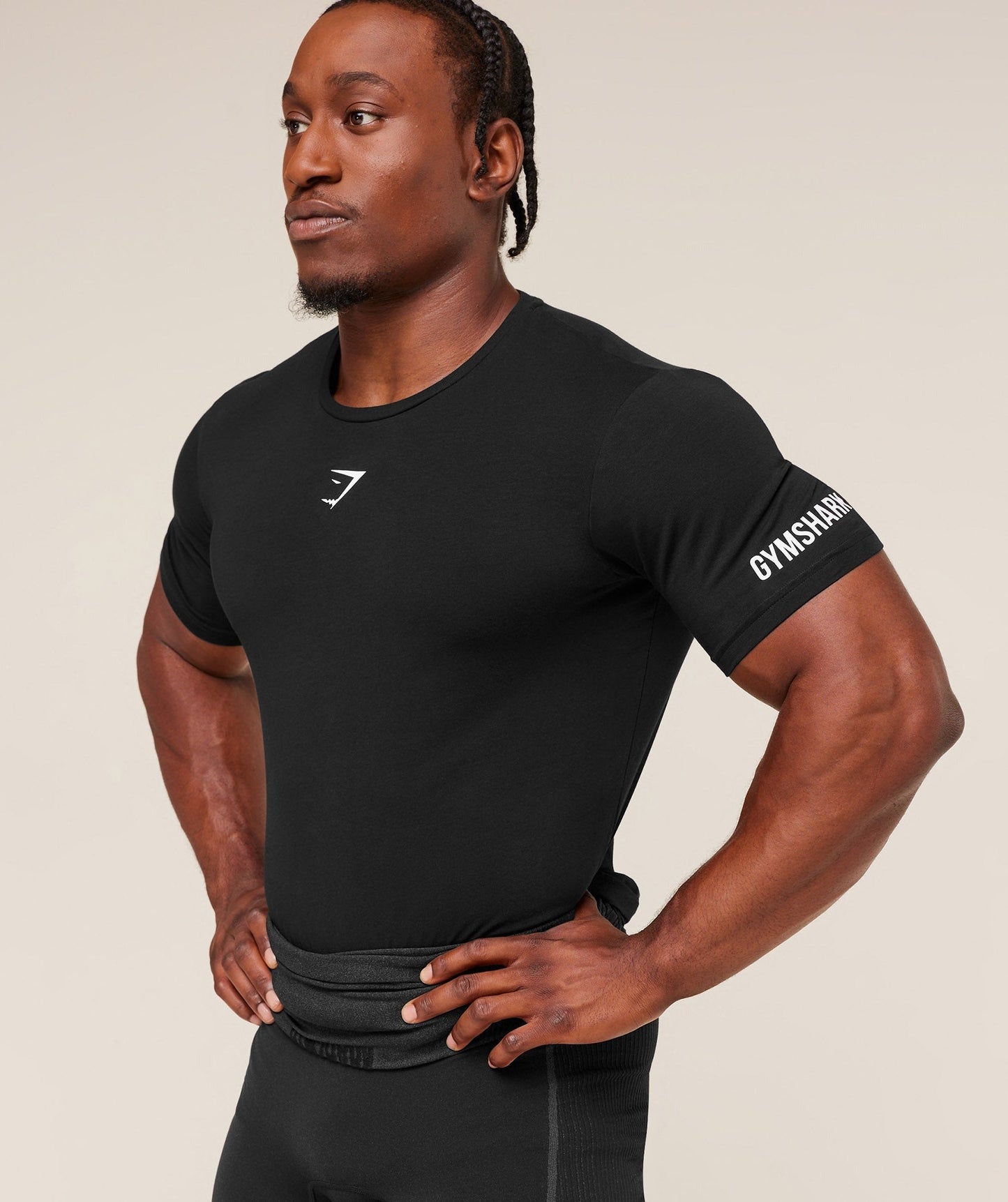 Gymshark Singlet T-Shirt - Black