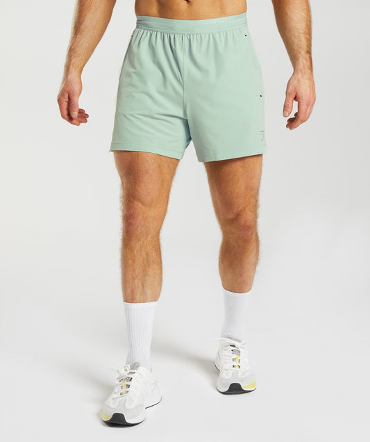 Gymshark Apex 5" Hybrid Shorts - Frost Teal