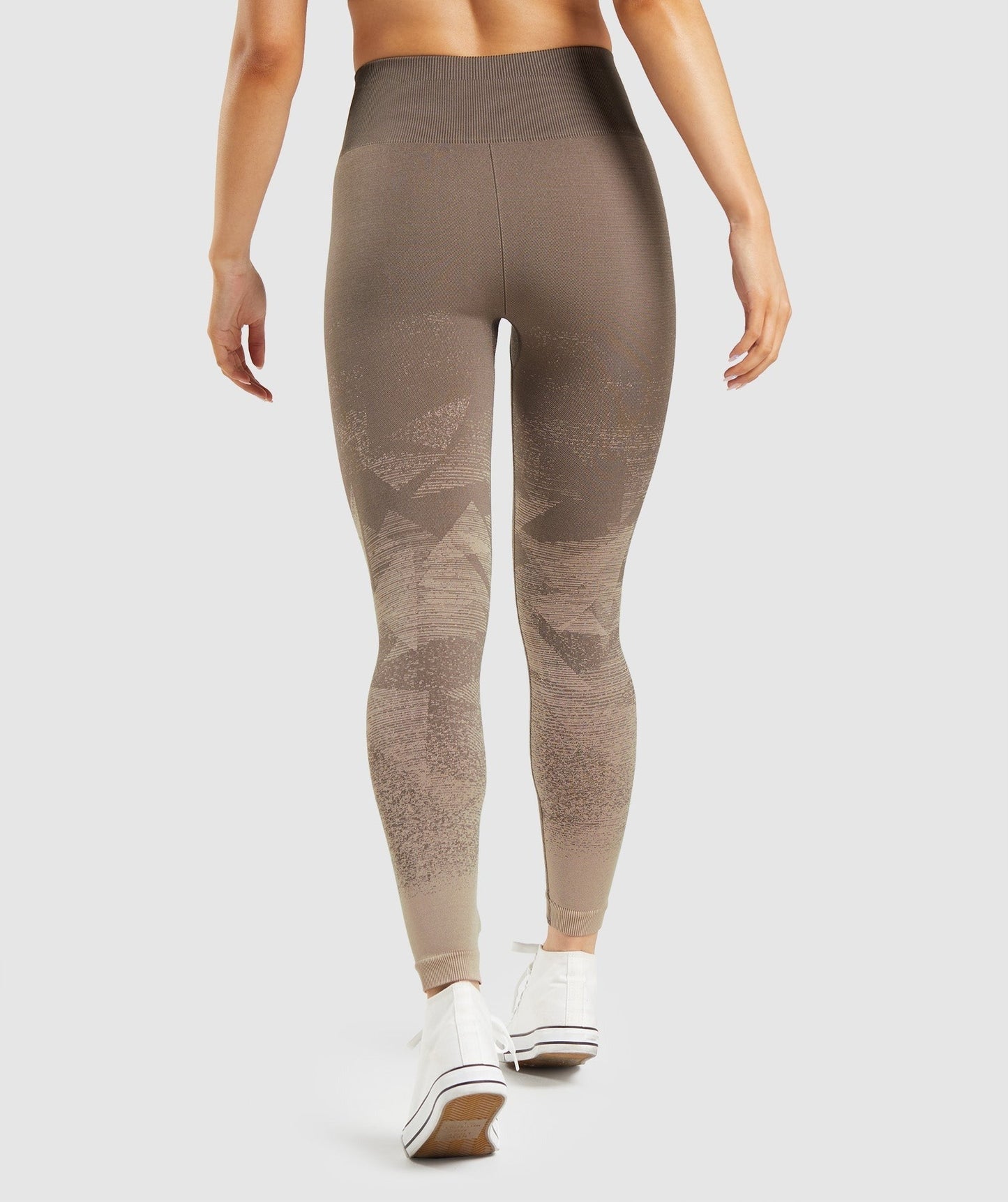 Gymshark Adapt Ombre Seamless Leggings - Triangle | Penny Brown Print
