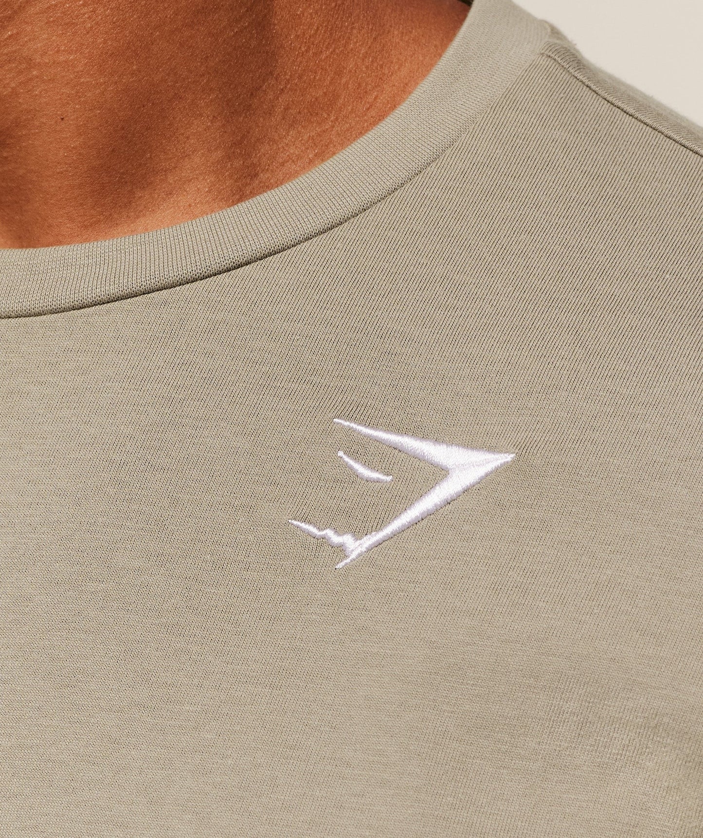 Gymshark Crest T-Shirt - Linen Brown