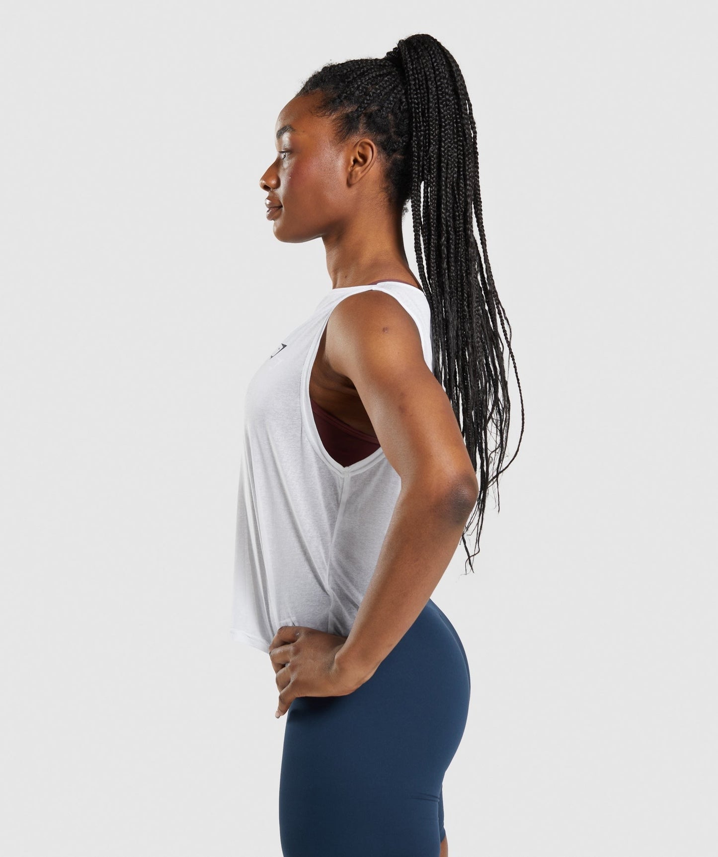 Gymshark Training Oversized Tank - White