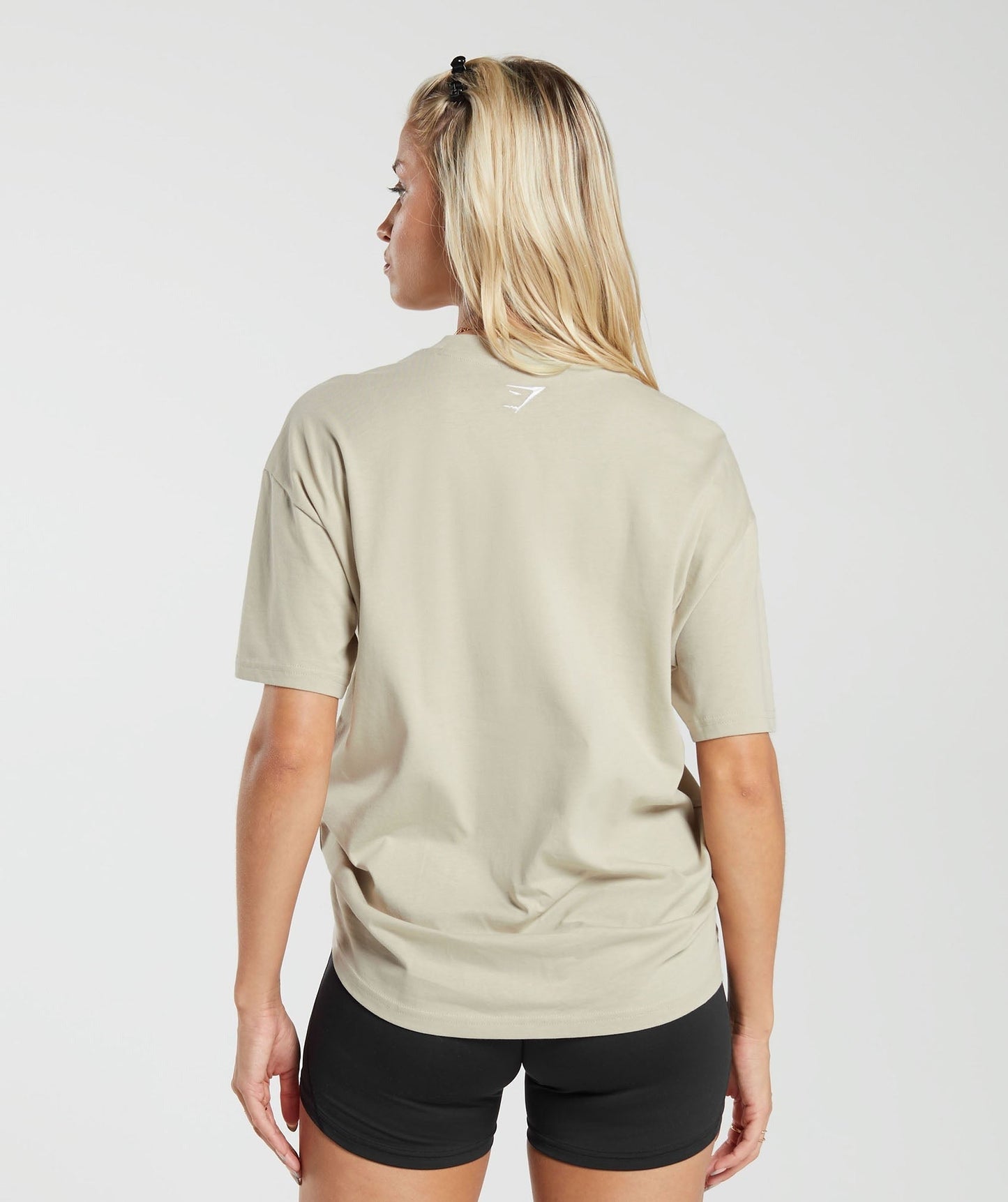 Gymshark Block Oversized T-Shirt - Washed Stone Brown