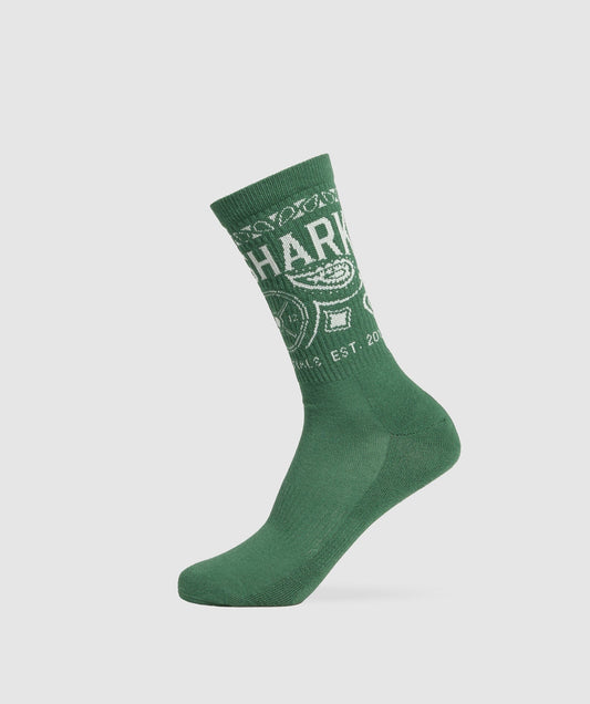 Gymshark Bandana Crew Sock - Classic Green