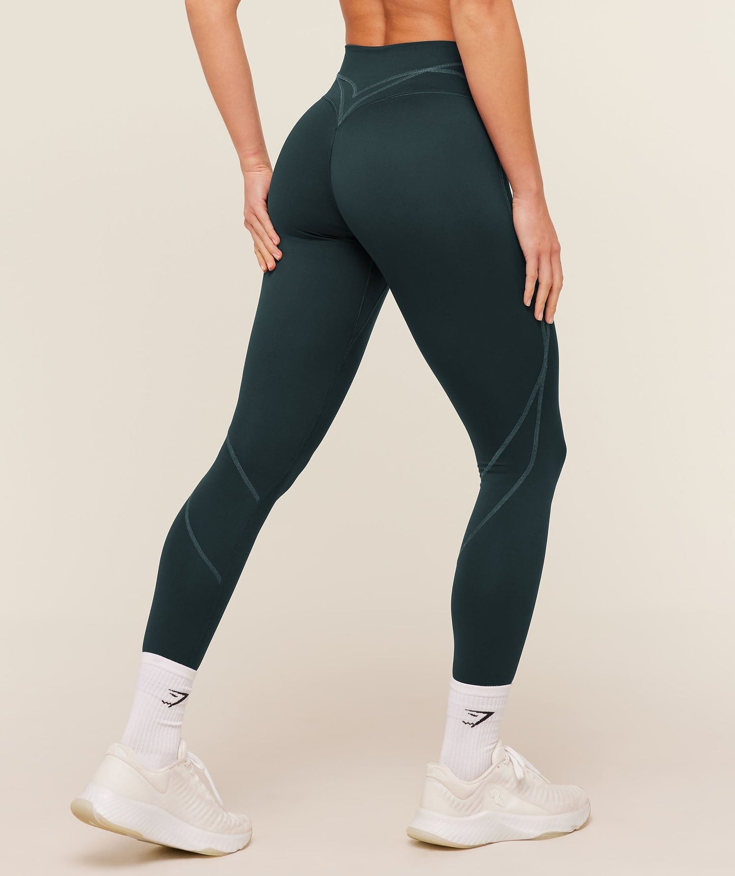 Gymshark Volt Leggings - Deep Petrol Blue/Stealth Blue