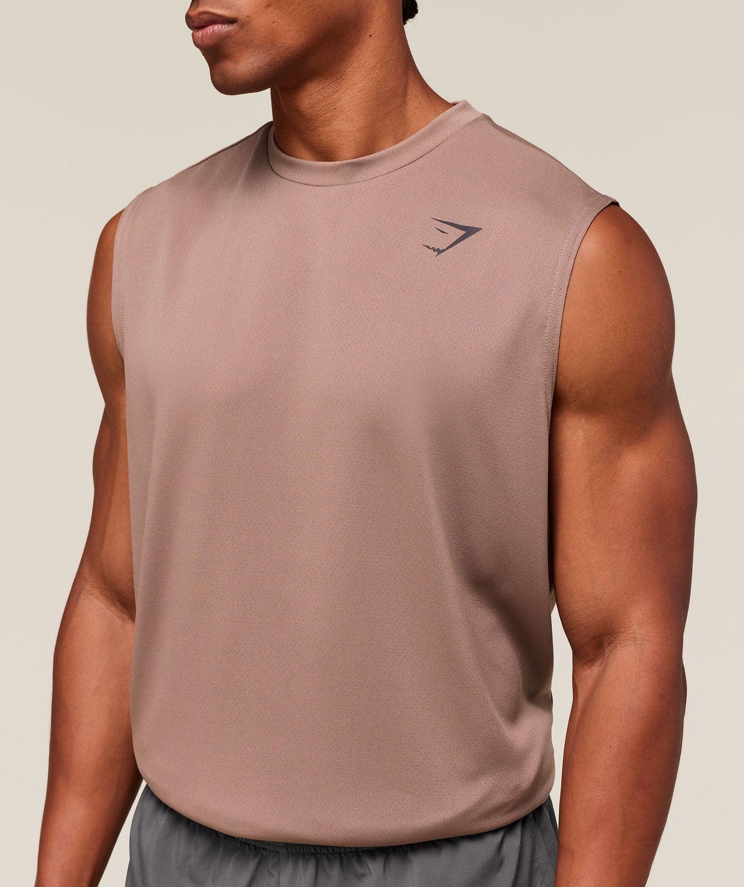 Gymshark Arrival Oversized Tank - Mocha Mauve