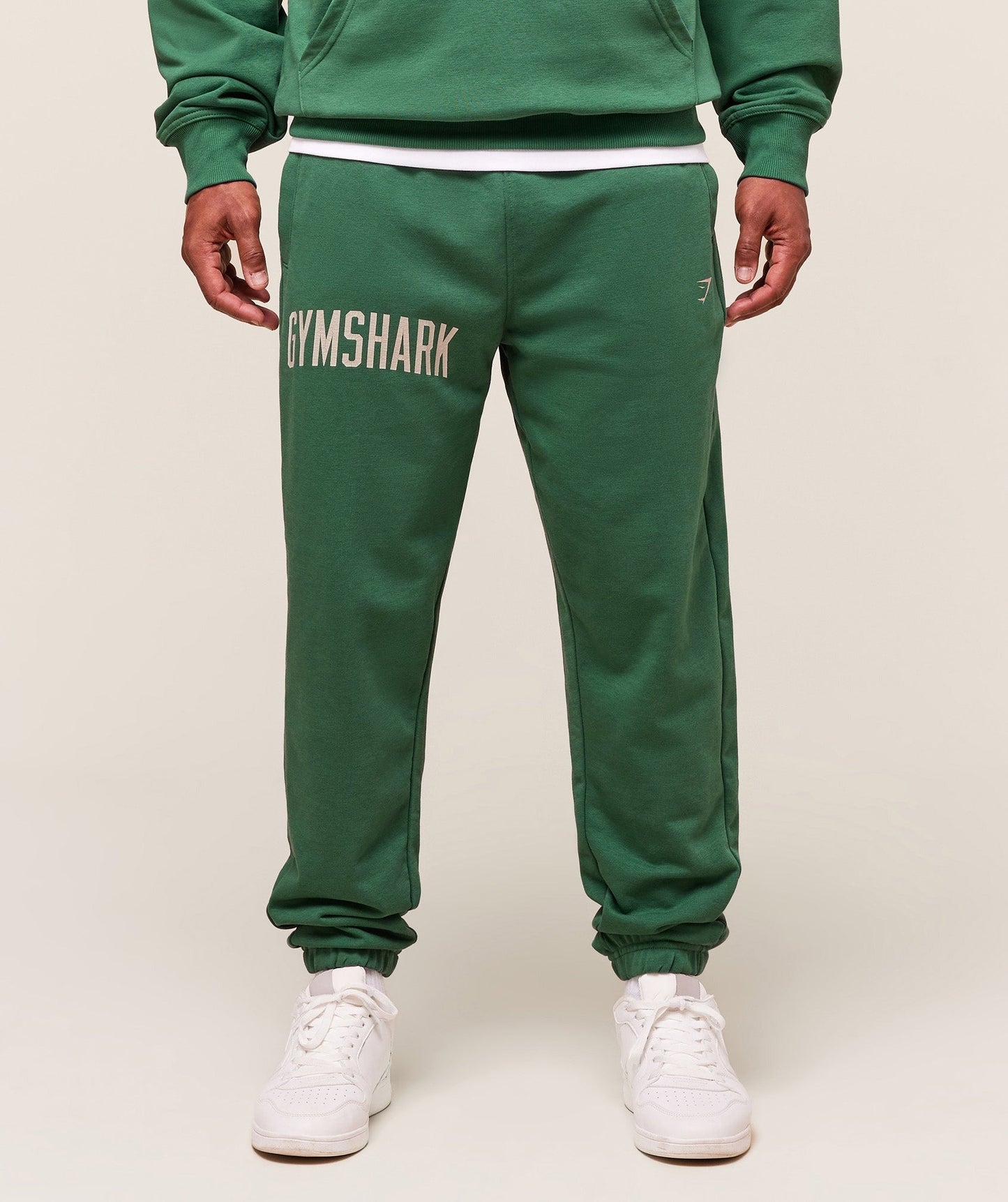 Gymshark Worn Graphic Joggers - Lift Green