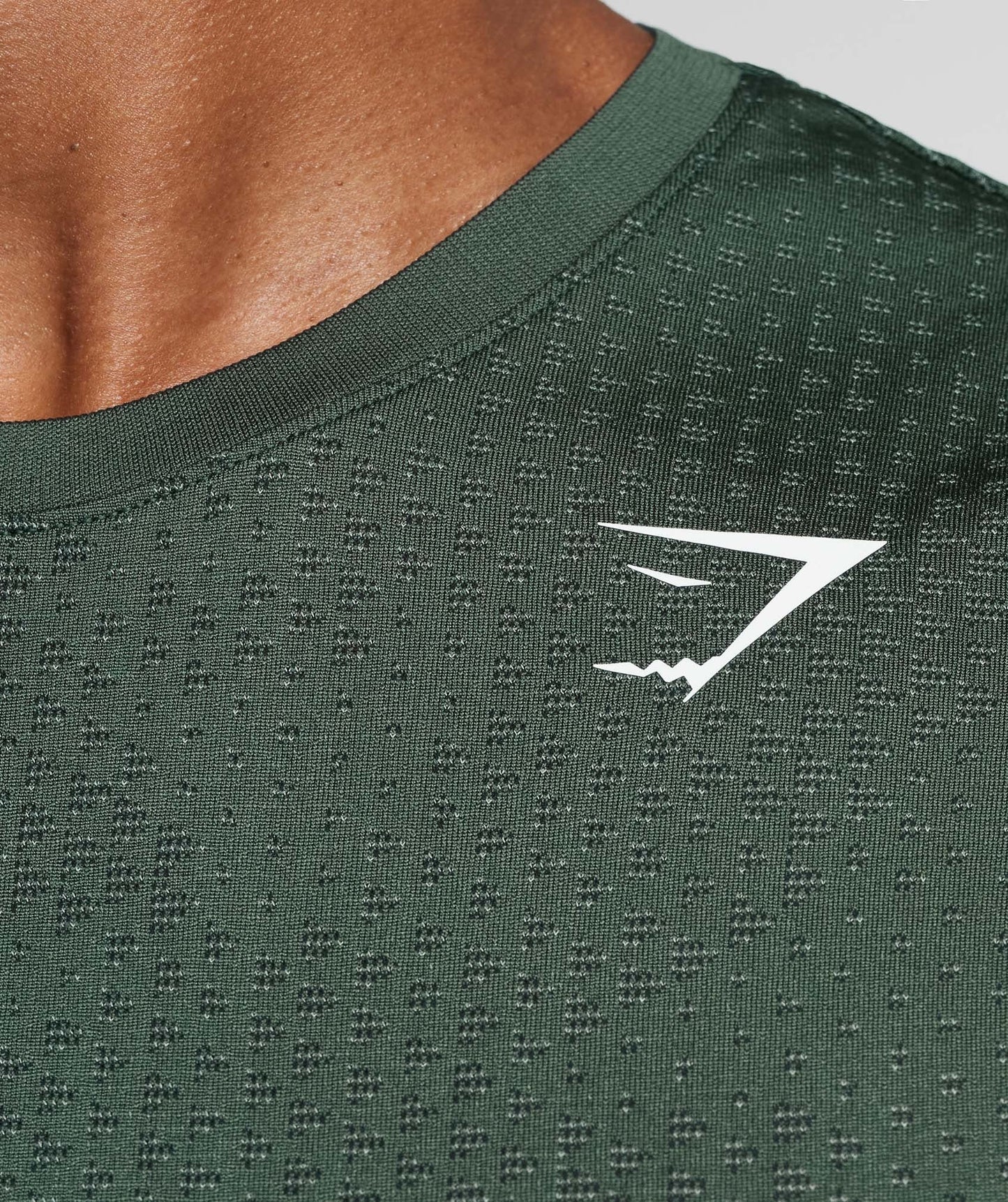 Gymshark Sport Seamless Tank - Fog Green/Black